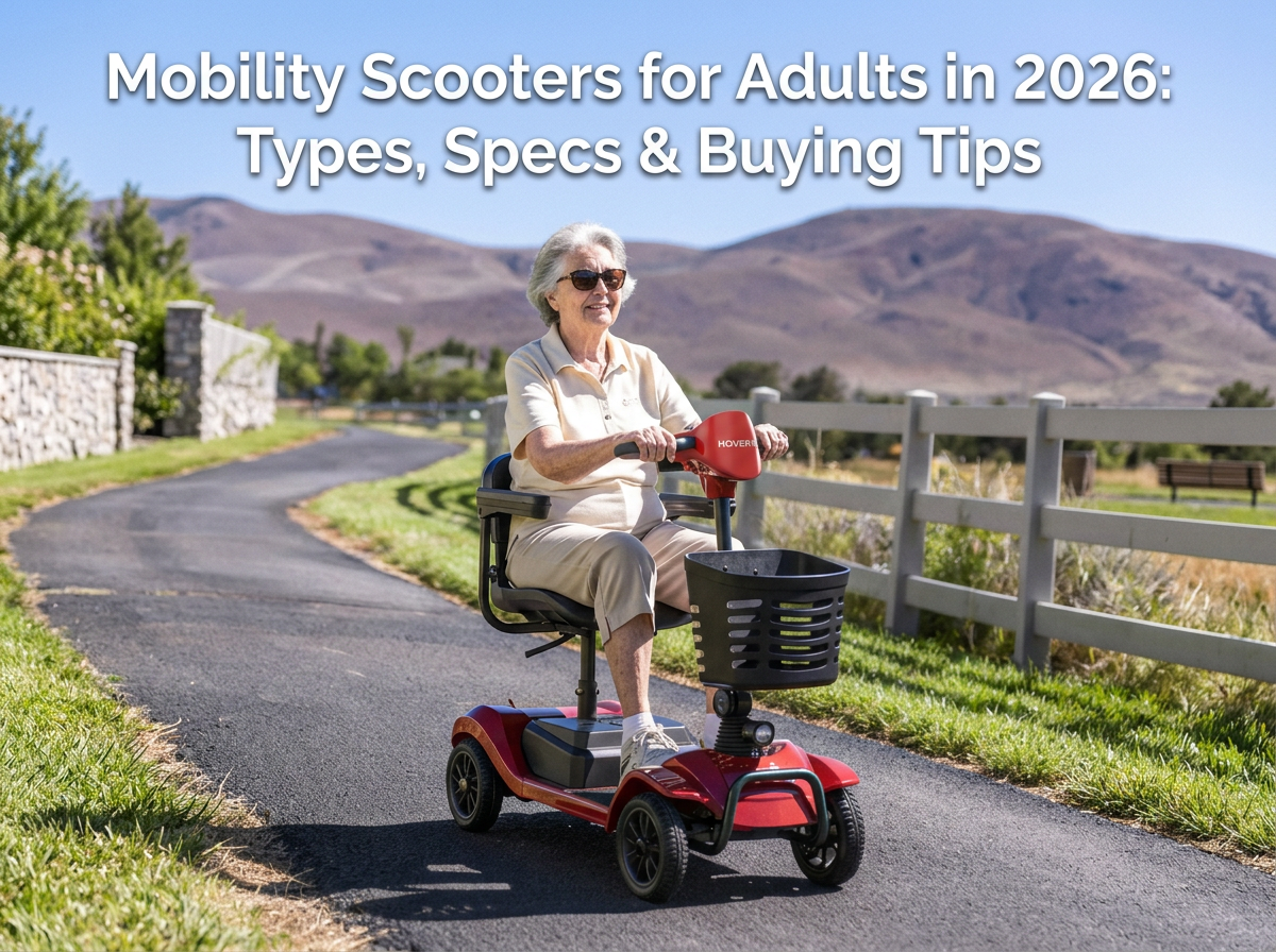 Mobility Scooters for Adults in 2026: Types, Specs & Buying Tips