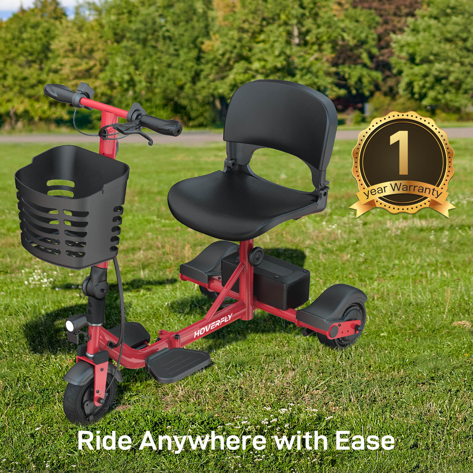 2-Pack Hoverfly T3 Foldable Scooters – Perfect for Seniors
