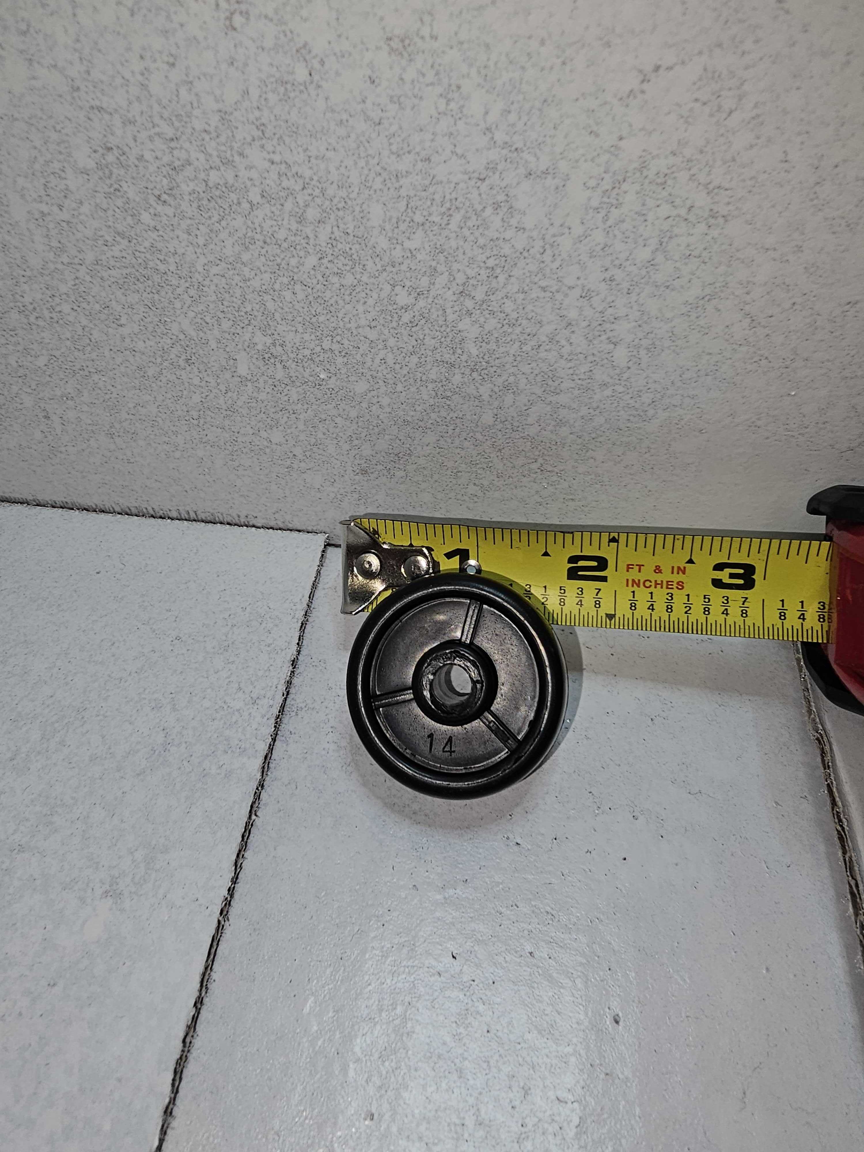 Anti-tip wheel for T4 mobility scooter