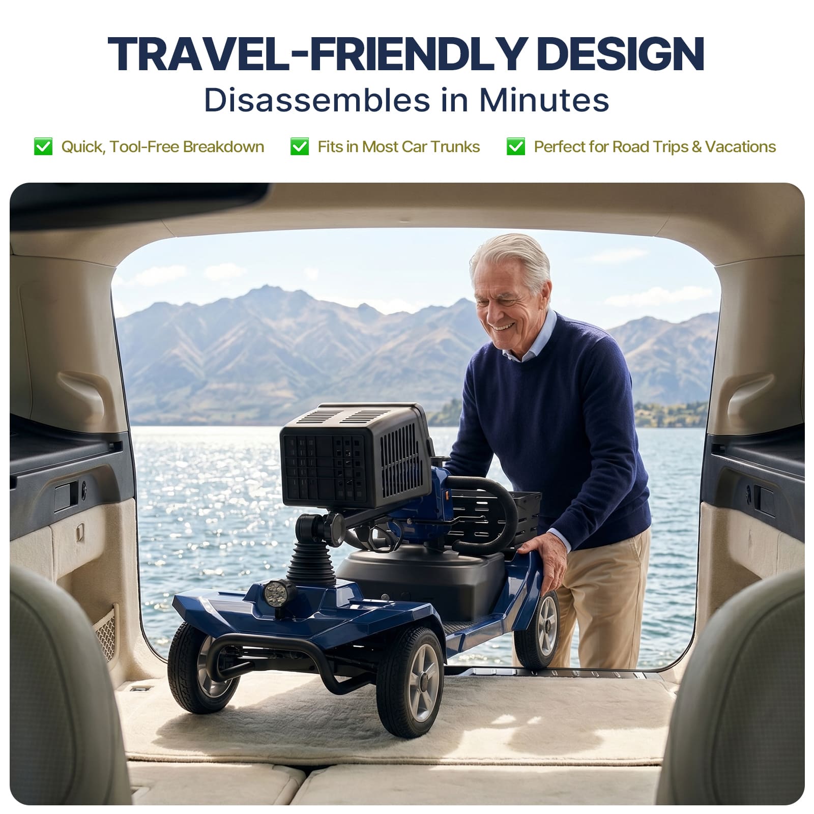 Hoverfly T4 New Edition Electric 4-wheel Mobility Scooter(🌊Summer Sale)