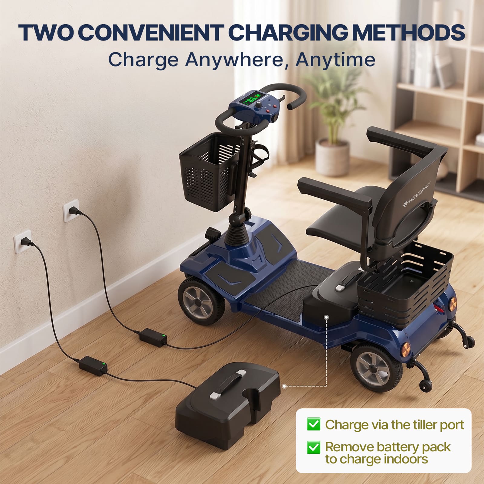 Hoverfly T4 New Edition Electric 4-wheel Mobility Scooter(🌊Summer Sale)