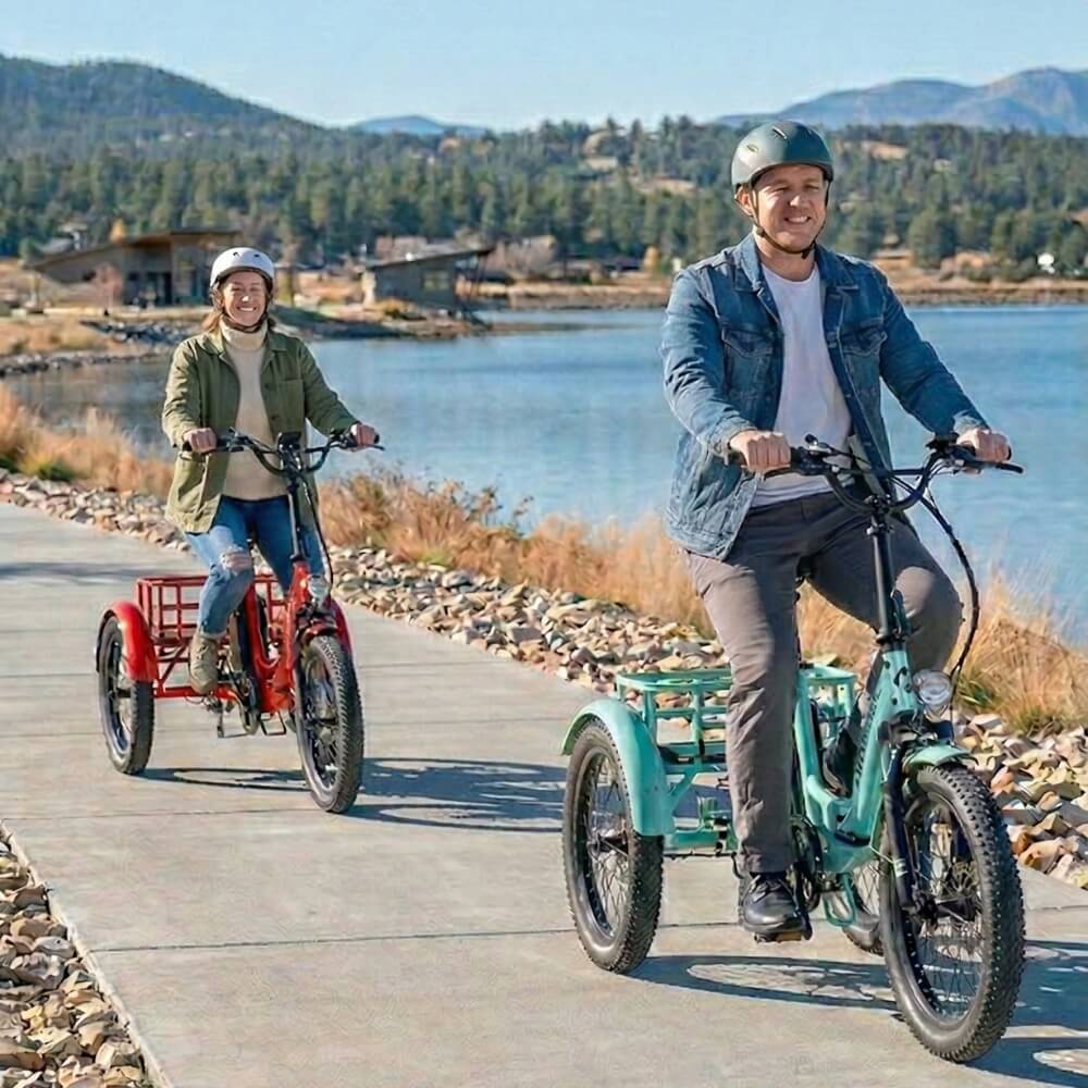 2-Pack Hoverfly ET1 Foldable Electric Trike – Perfect for Seniors