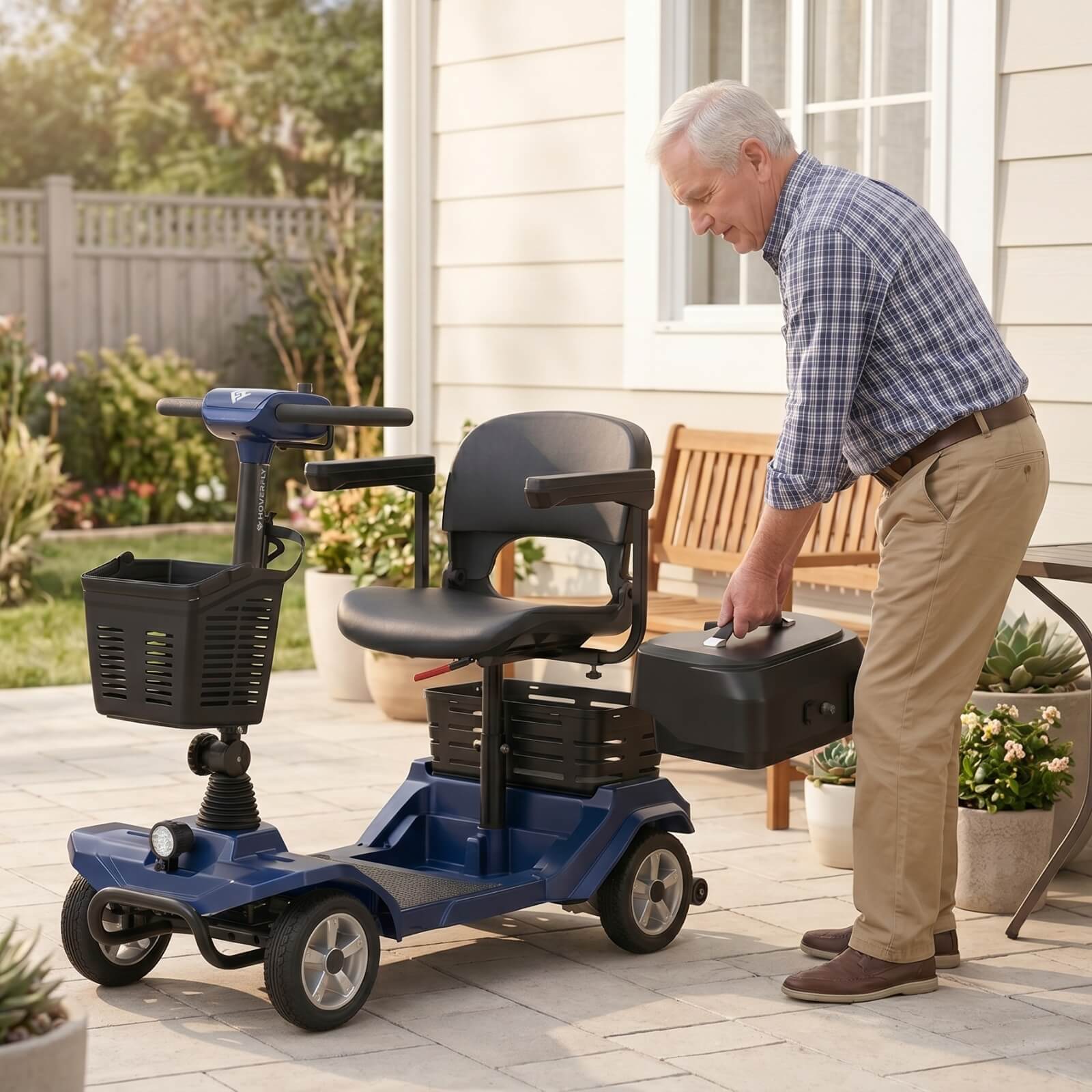Hoverfly T4 New Edition Electric 4-wheel Mobility Scooter(🌊Summer Sale)