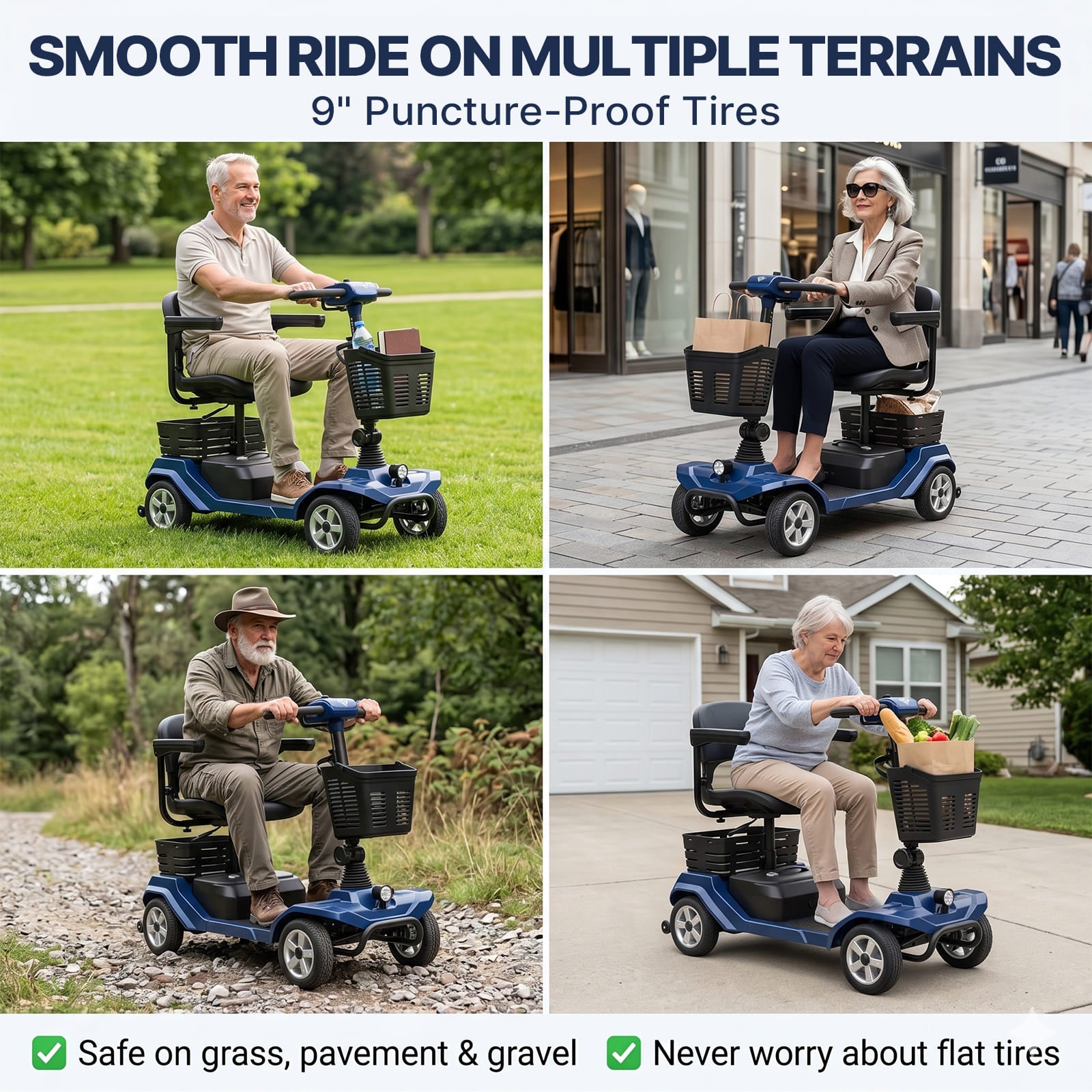 Hoverfly T4 New Edition Electric 4-wheel Mobility Scooter(🌊Summer Sale)
