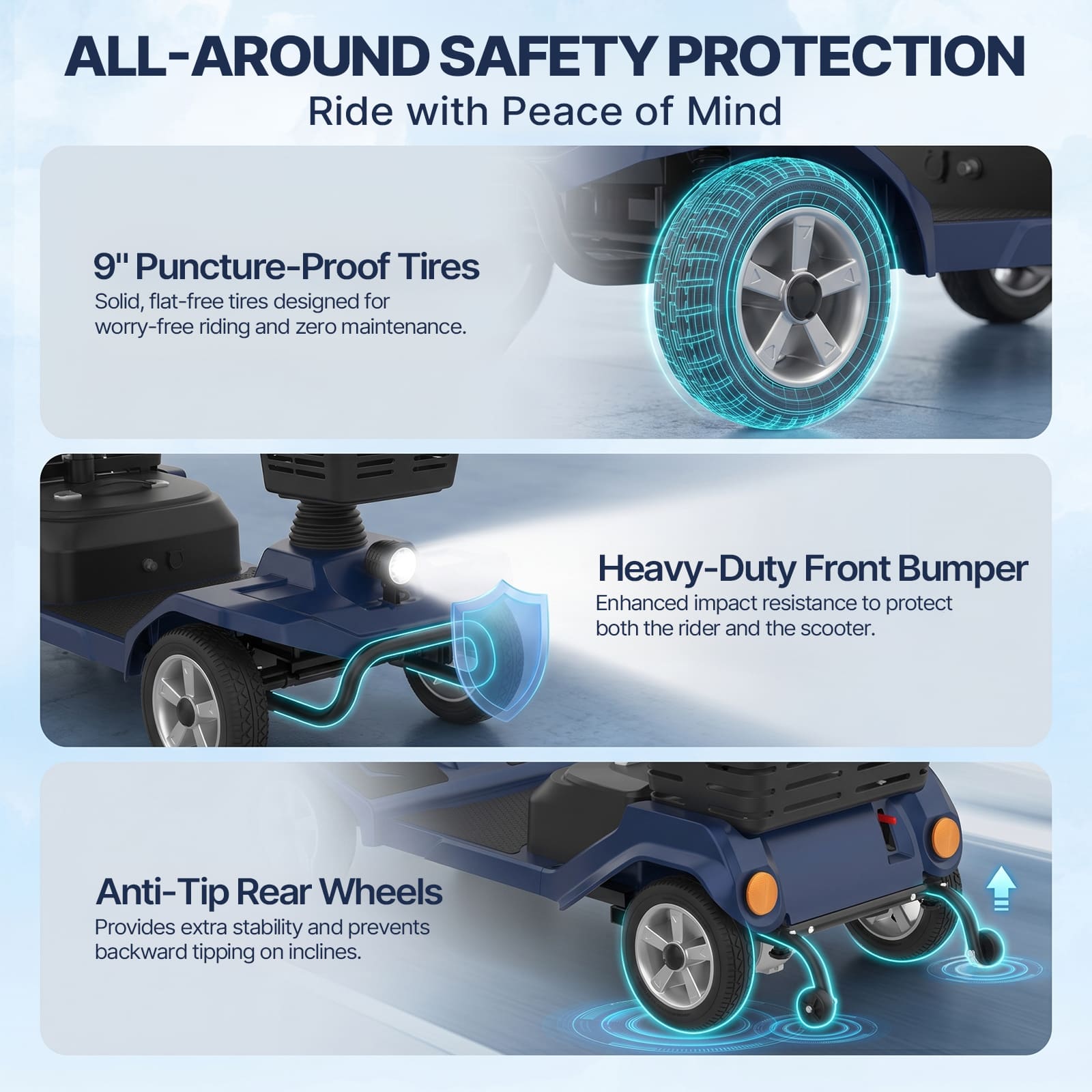 Hoverfly T4 New Edition Electric 4-wheel Mobility Scooter(🌊Summer Sale)
