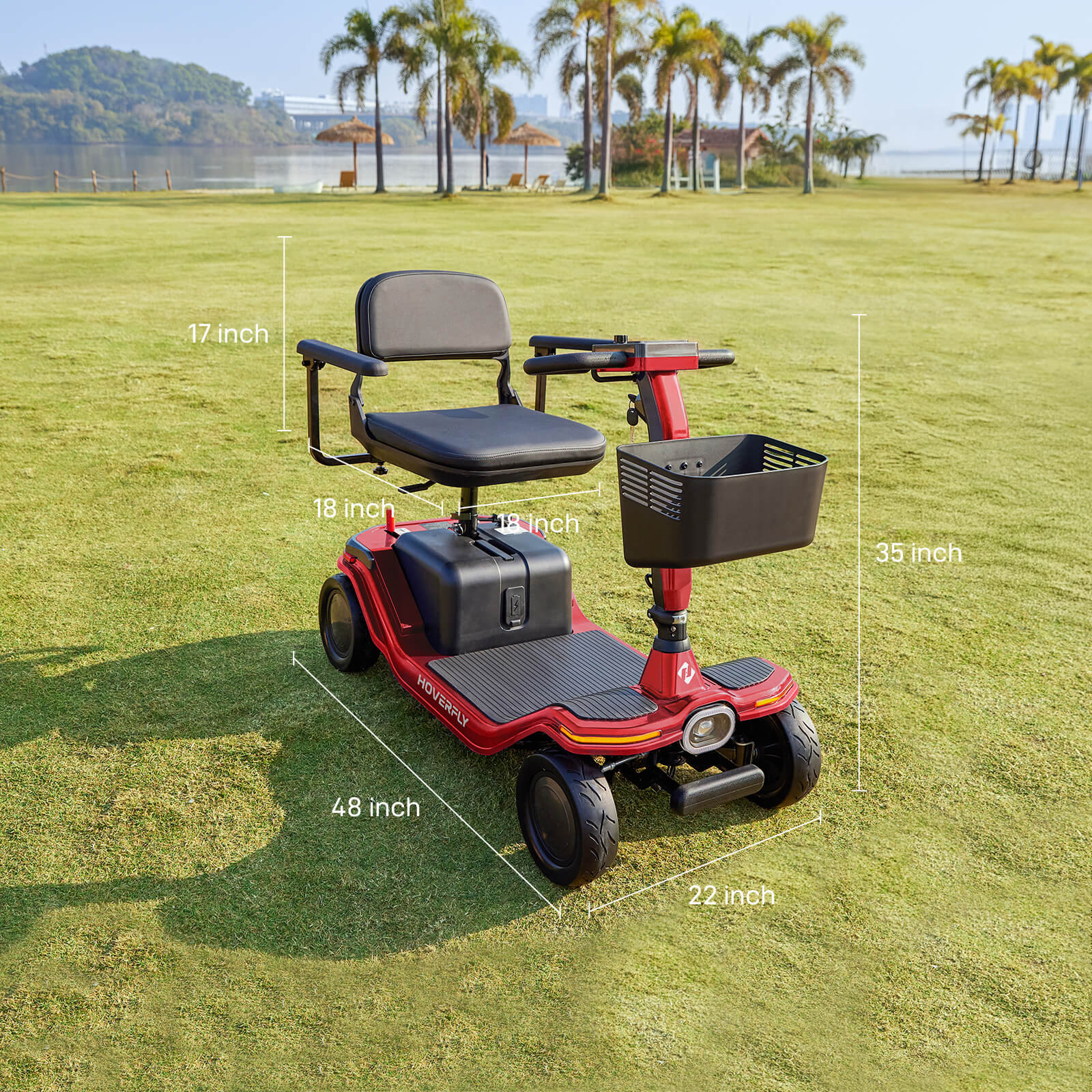 (🚨 Pre-order) Hoverfly T5 Electric 4-Wheel Premium Mobility Scooter(Arrives Feb 2026)