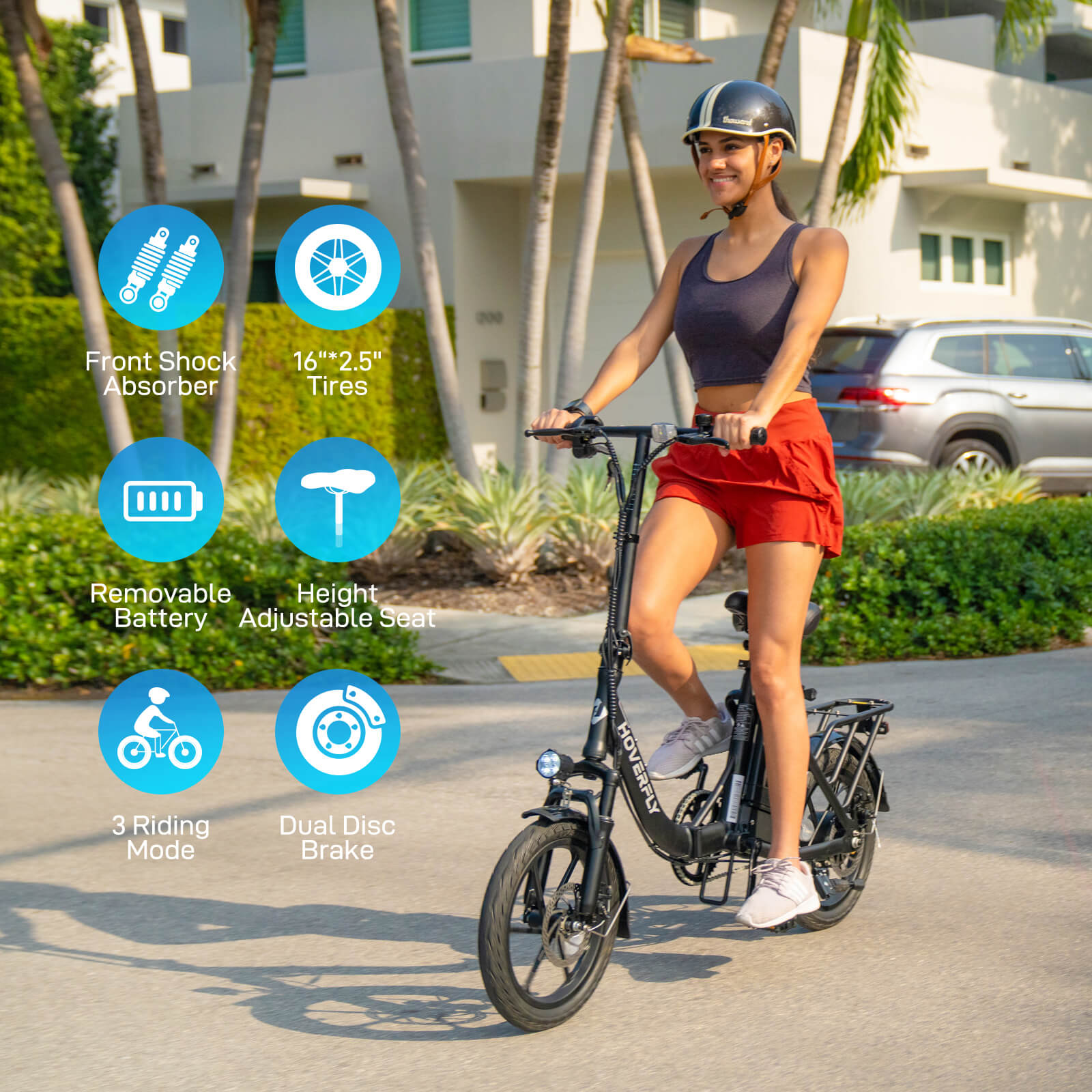 Hoverfly H3 Foldable Electric Bike for Adults (Limited Stock π₯)