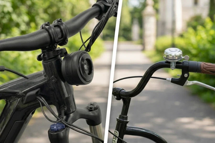 Bike bell and electric horn comparison for e-bike safety