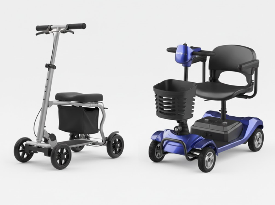 Knee Scooters vs Electric Mobility Scooters