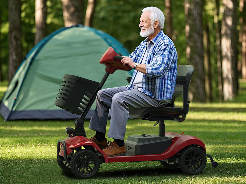 All-Terrain Conqueror: Hoverflys T4/T5 Mobility Scooters – Keep Seniors Exploring Without Limits