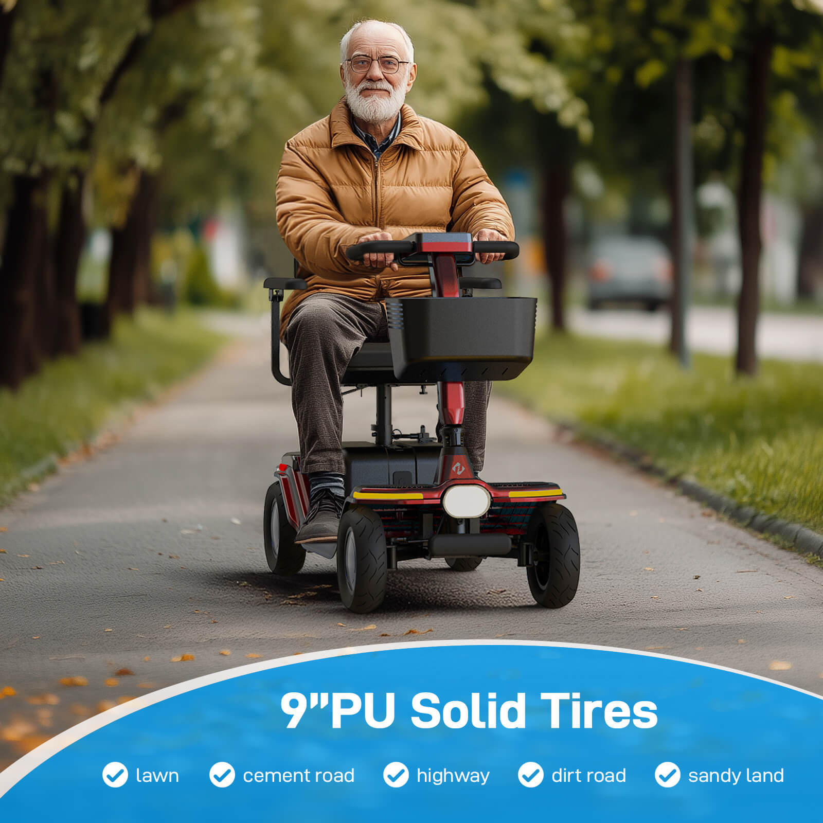 Hoverfly T5 Electric 4-Wheel Premium Mobility Scooter (🔥Limited Time Discount)
