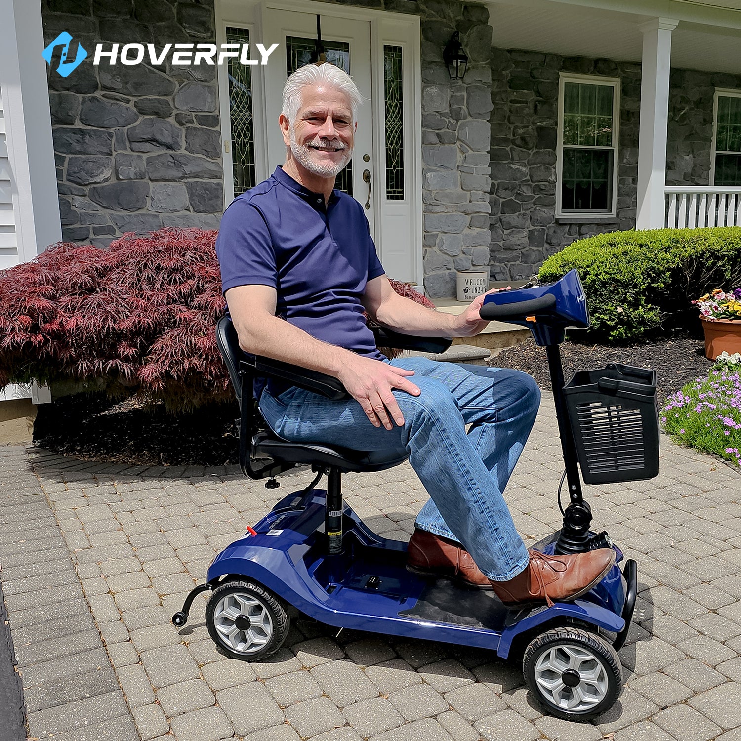 Hoverfly T4 Electric Four-wheel Mobility Scooter 9" 3.2MPH