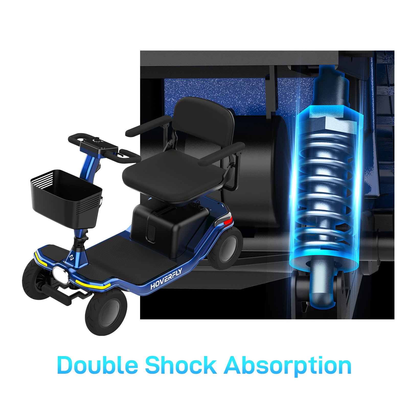 Hoverfly T5 Electric 4-Wheel Premium Mobility Scooter(⏰ Limited Stock)