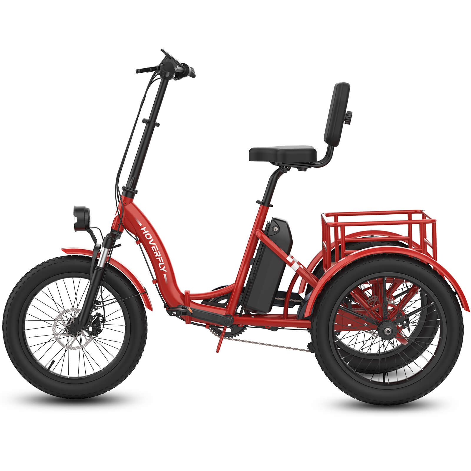 Hoverfly® ET1 Folding Electric Trike 15.5mph | 61 Miles Max Range(🌊Summer Sale)