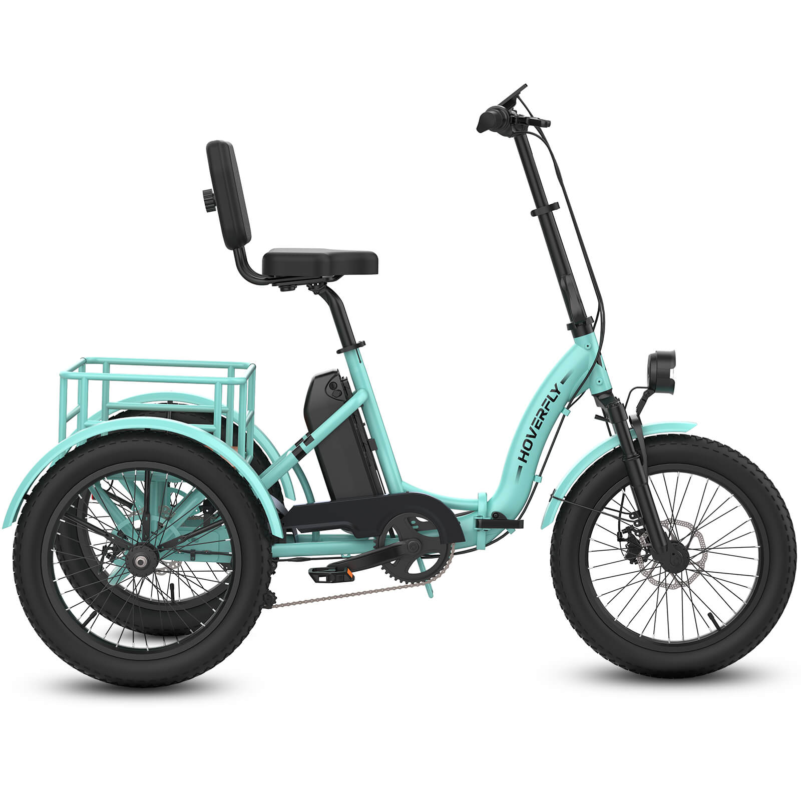 Hoverfly® ET1 Folding Electric Trike 15.5mph | 61 Miles Max Range(🌊Summer Sale)