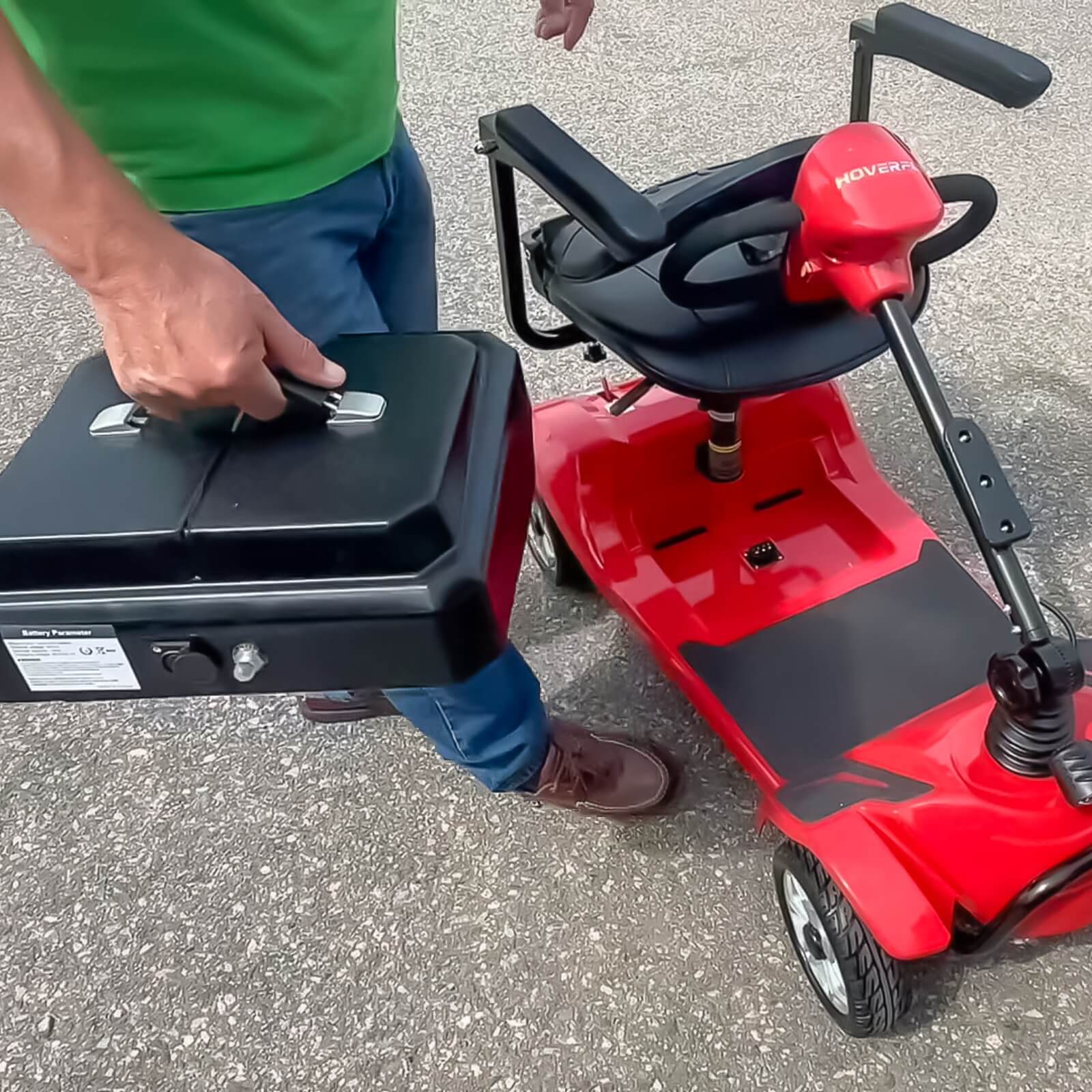 Hoverfly T4 Outdoor Mobility Scooter with Detachable Battery (🔥New Year Sale)