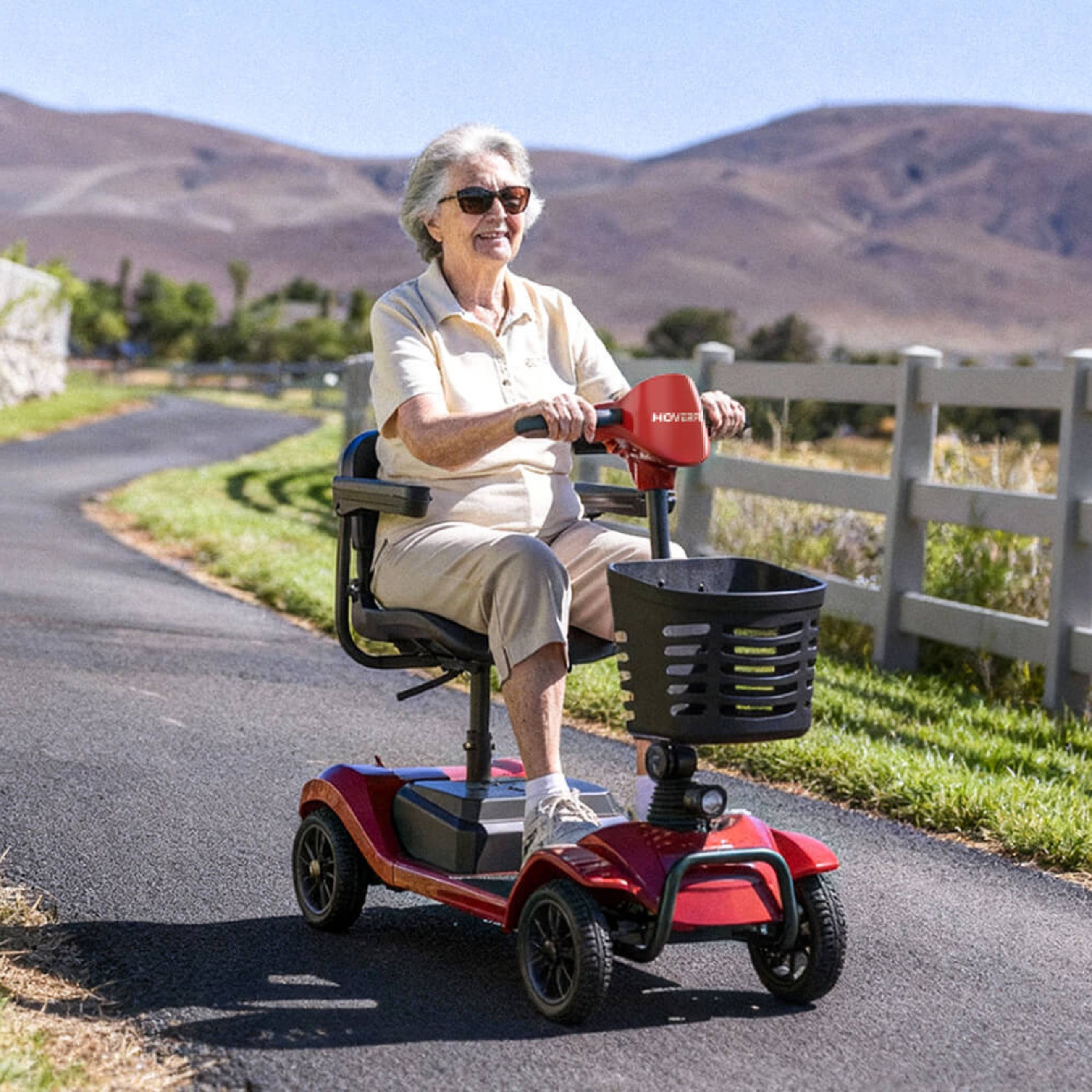 Hoverfly T4 Outdoor Mobility Scooter with Detachable Battery (🔥New Year Sale)