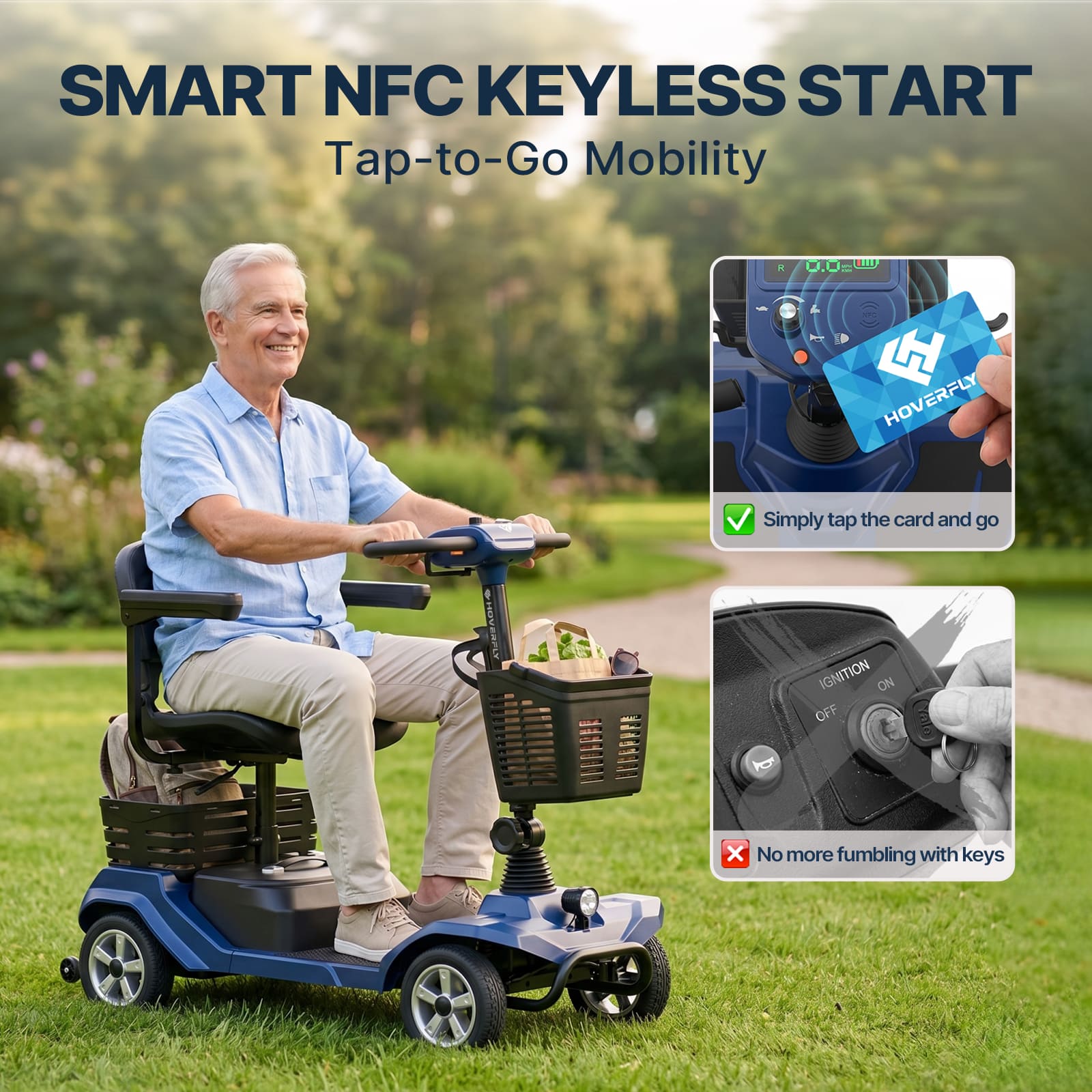 Hoverfly T4 New Edition Electric 4-wheel Mobility Scooter (🔥New Launch) [Pre-Sale: Ships Jun 25]