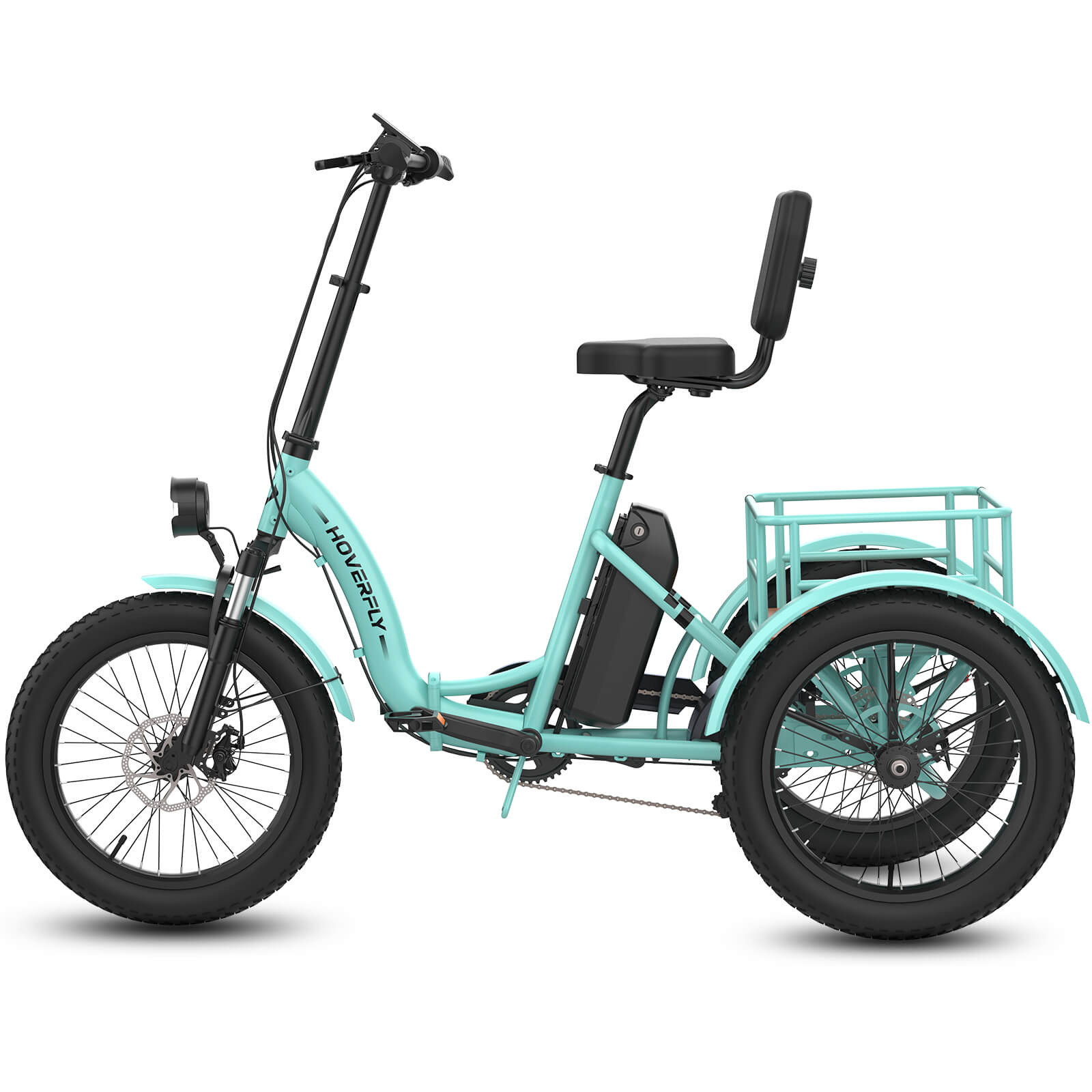 Hoverfly® ET1 Folding Electric Trike 15.5mph | 61 Miles Max Range(🌊Summer Sale)