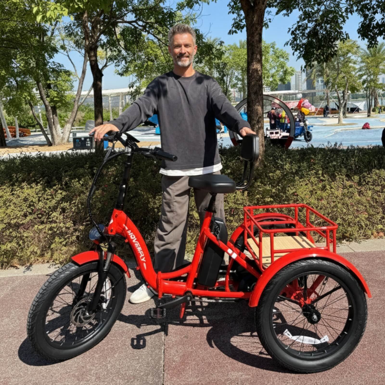 Hoverfly® ET1 Folding Electric Trike 15.5mph | 61 Miles Max Range(🌊Summer Sale)