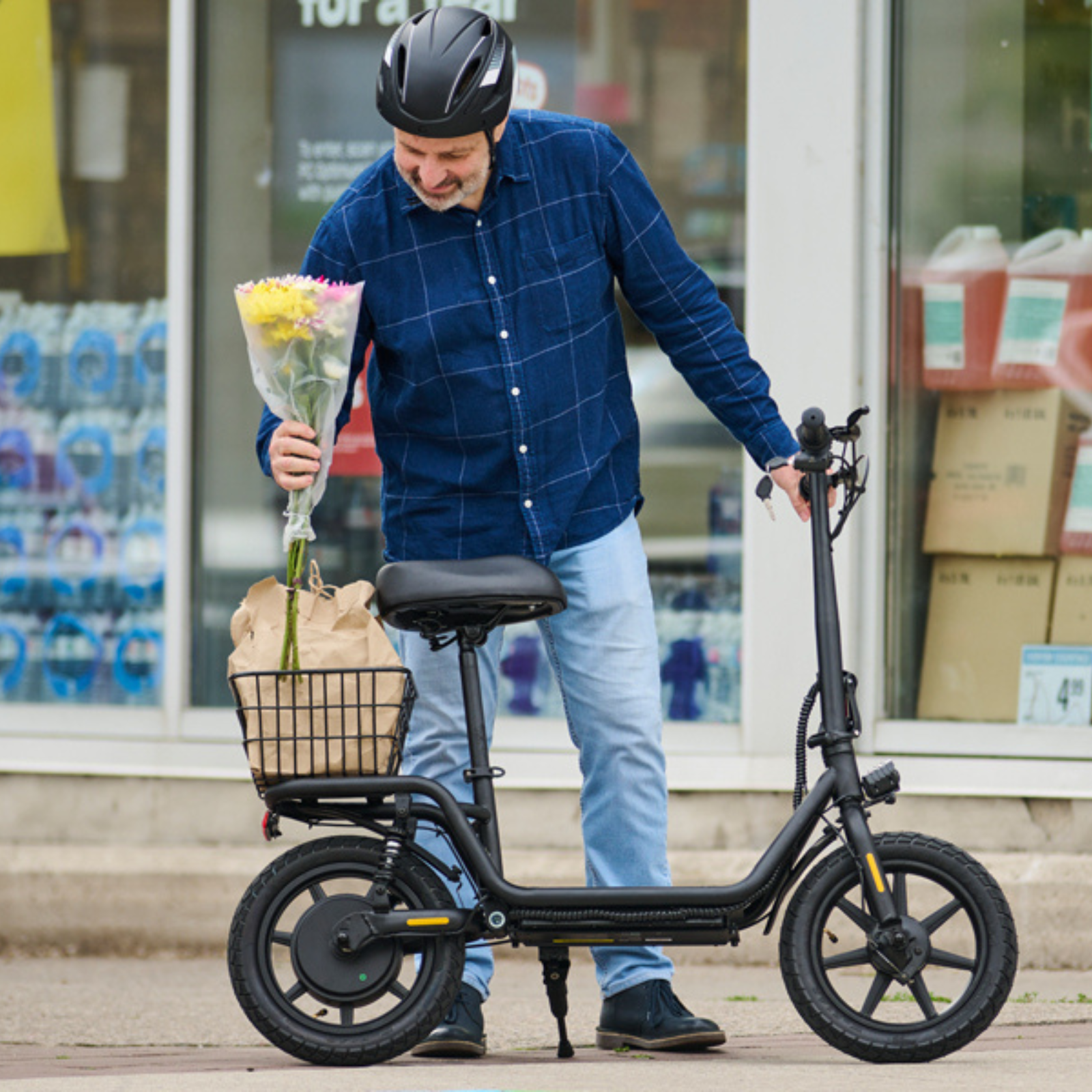 Hoverfly Z5 14 Inch Fat Tire Electric Scooter with Seat