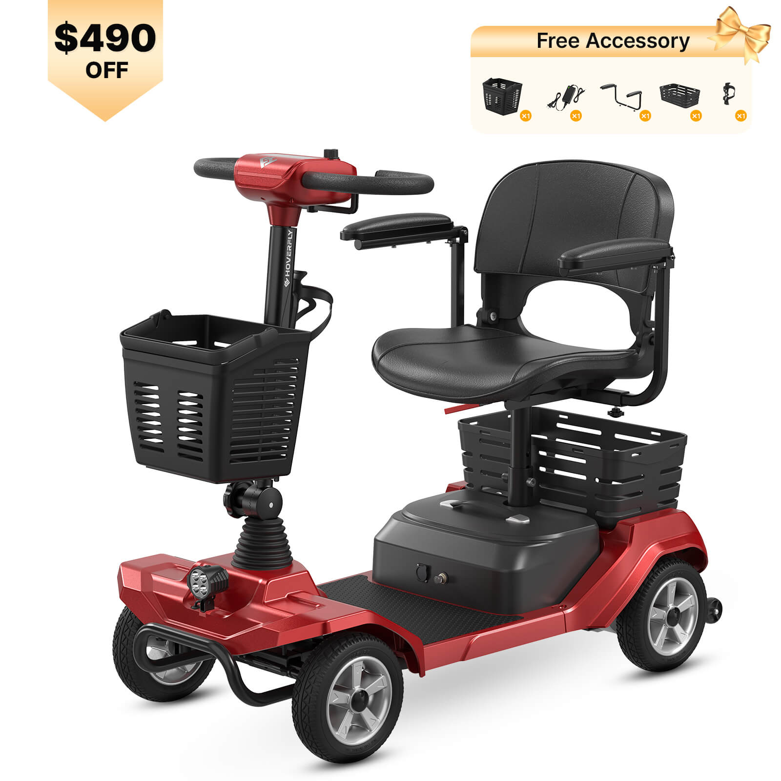 Hoverfly T4 New Edition Mobility Scooter (🌊Summer Sale)