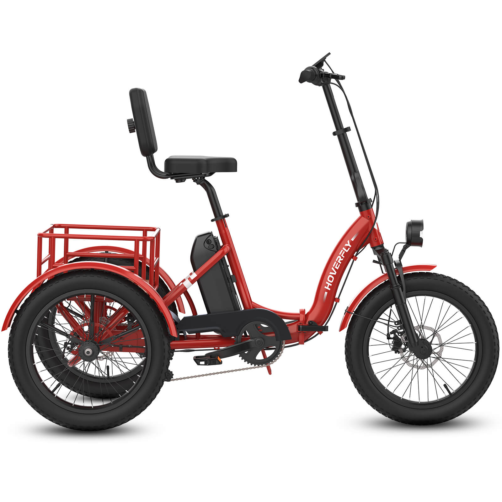 Hoverfly® ET1 Folding Electric Trike 15.5mph | 61 Miles Max Range(🌊Summer Sale)