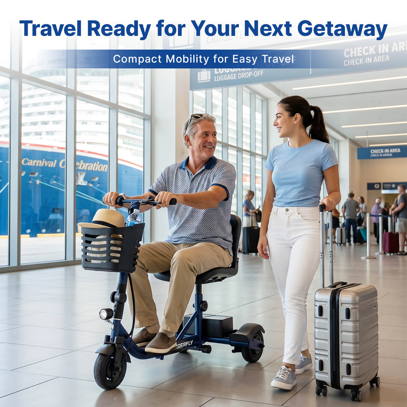Hoverfly T3 3-wheel Foldable Scooter for Adults (🔥Limited Time Discount)