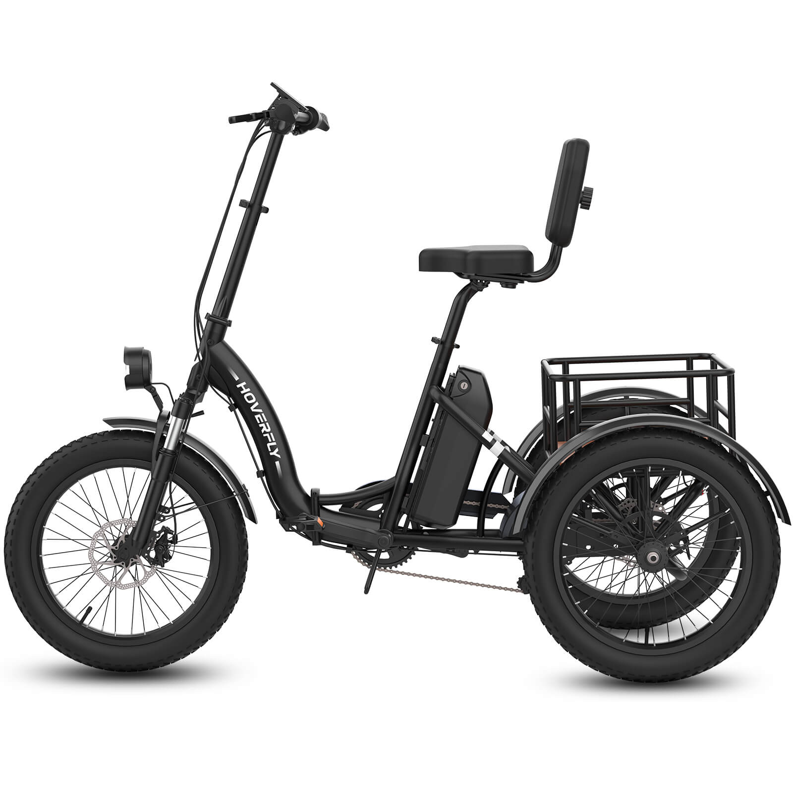 Hoverfly® ET1 Folding Electric Trike 15.5mph | 61 Miles Max Range(🌊Summer Sale)