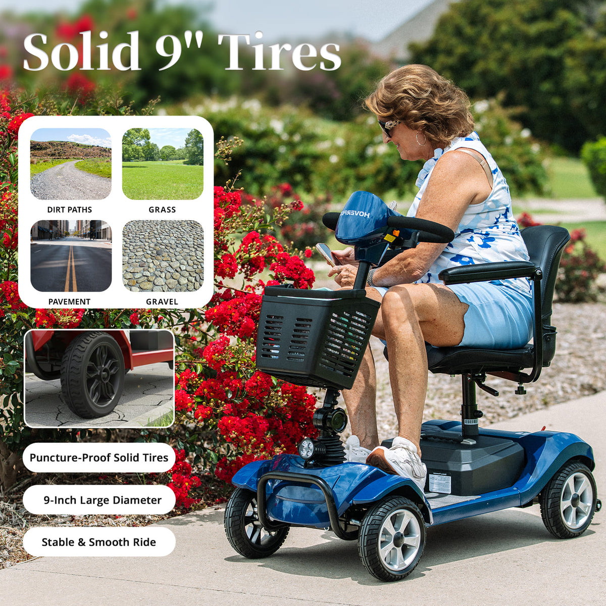 Hoverfly T4 Electric 4-wheel Mobility Scooter (🔥Limited Time Discount)