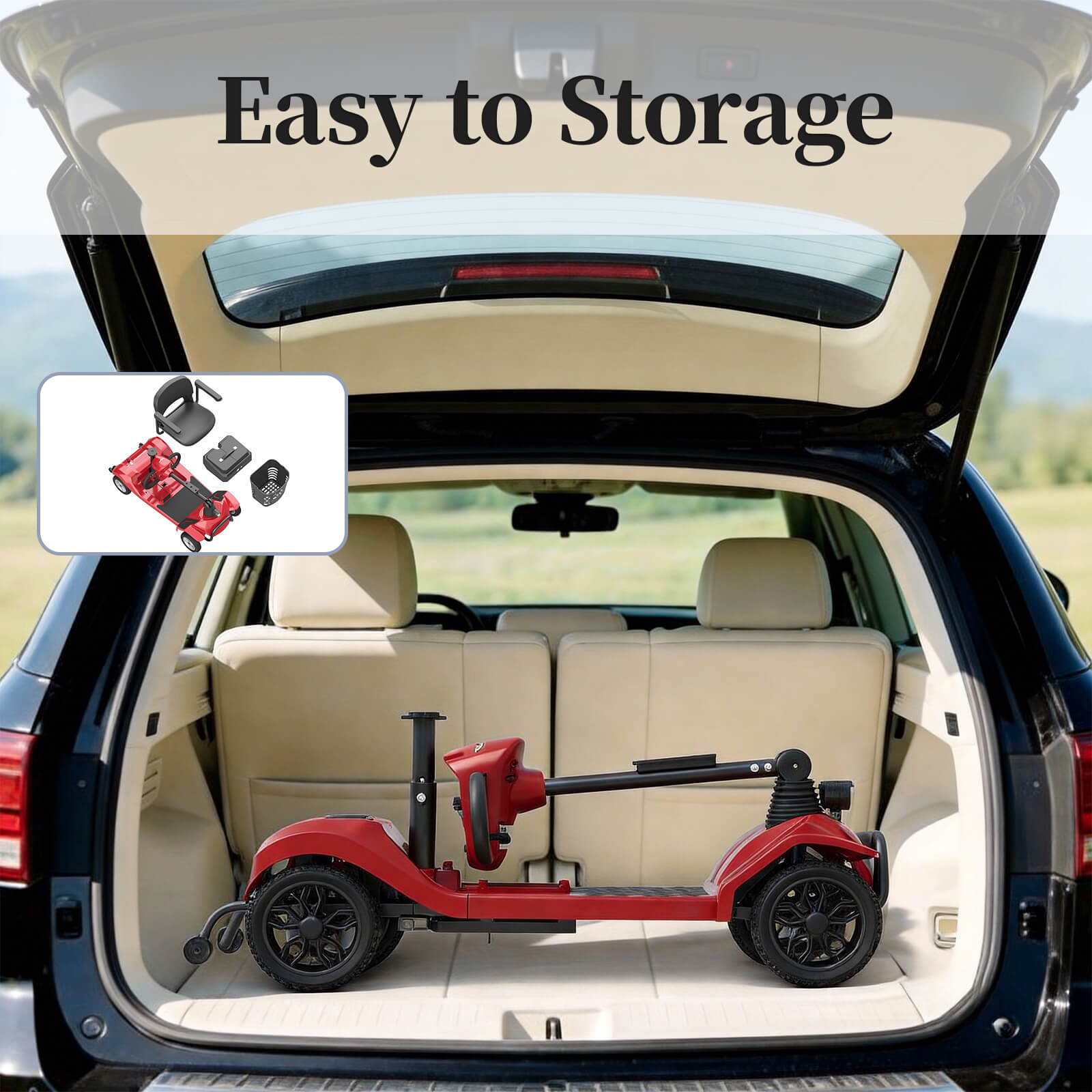 Hoverfly T4 Electric 4-wheel Mobility Scooter (🔥Limited Time Discount)