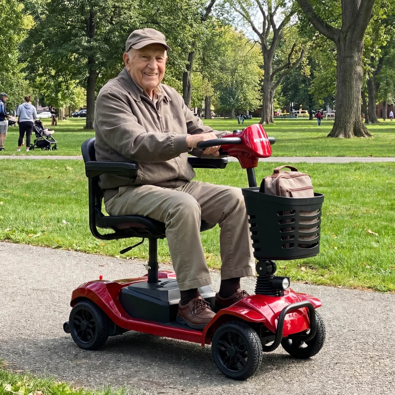 Hoverfly T4 Electric 4-wheel Scooter for Adults (🔥New Year Sale)