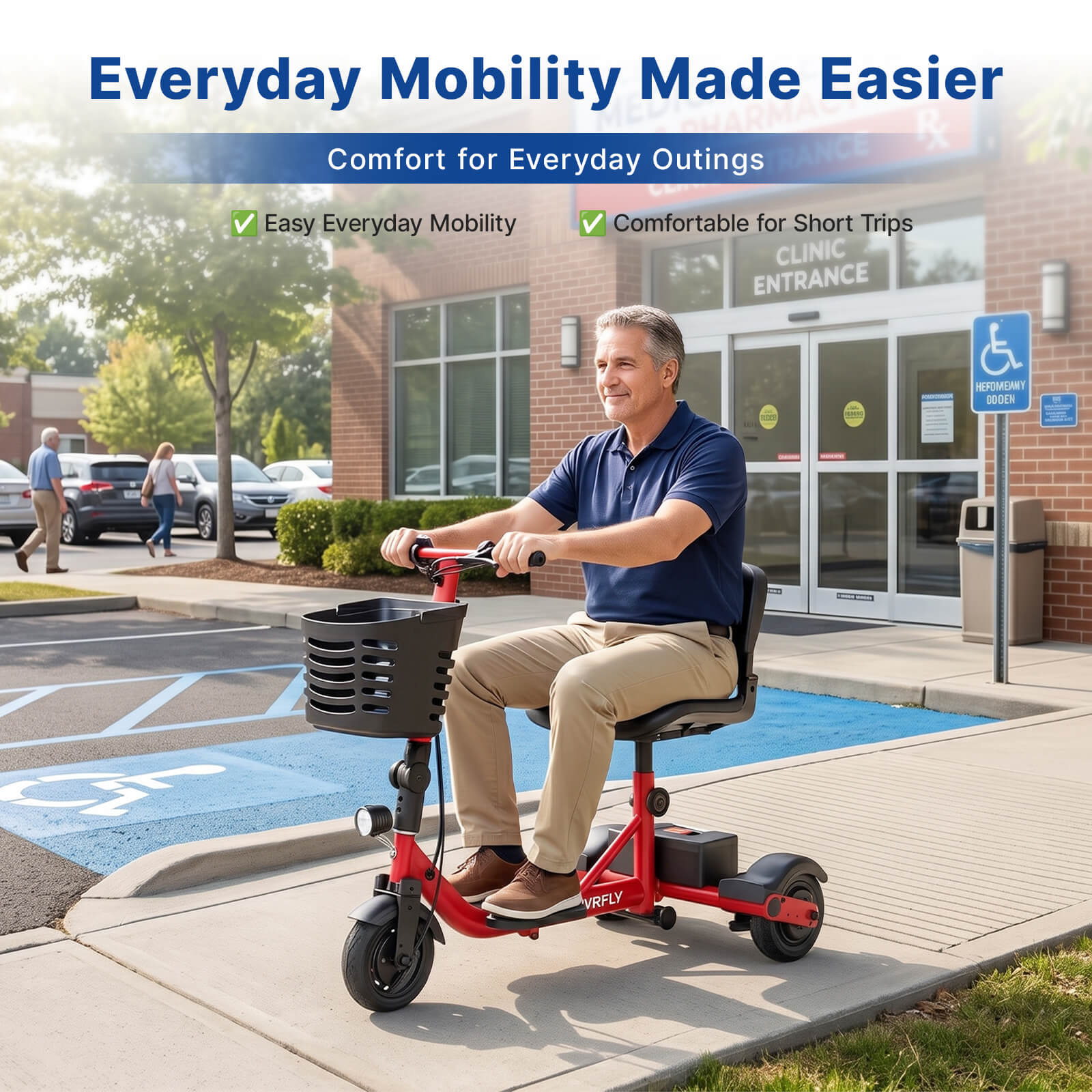 Hoverfly T3 3-wheel Foldable Scooter for Adults (🔥Limited Time Discount)