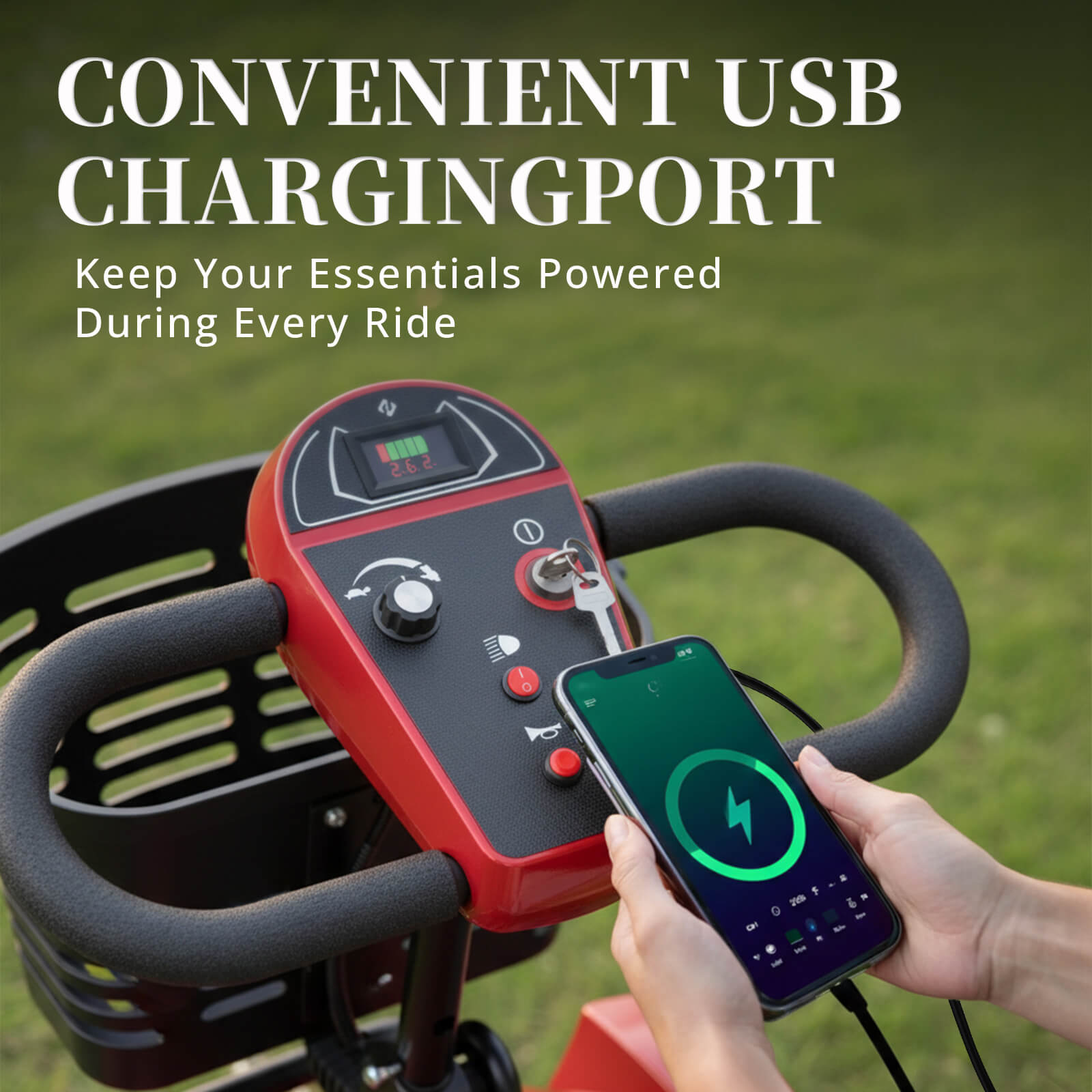 Hoverfly T4 Electric 4-wheel Mobility Scooter (🔥Limited Time Discount)