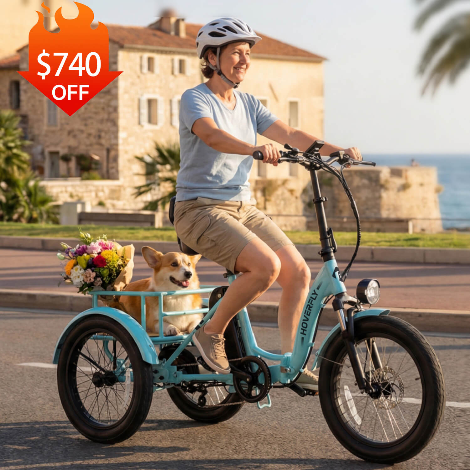 Hoverfly® ET1 Folding Electric Trike(🔥Prime Day Sale)