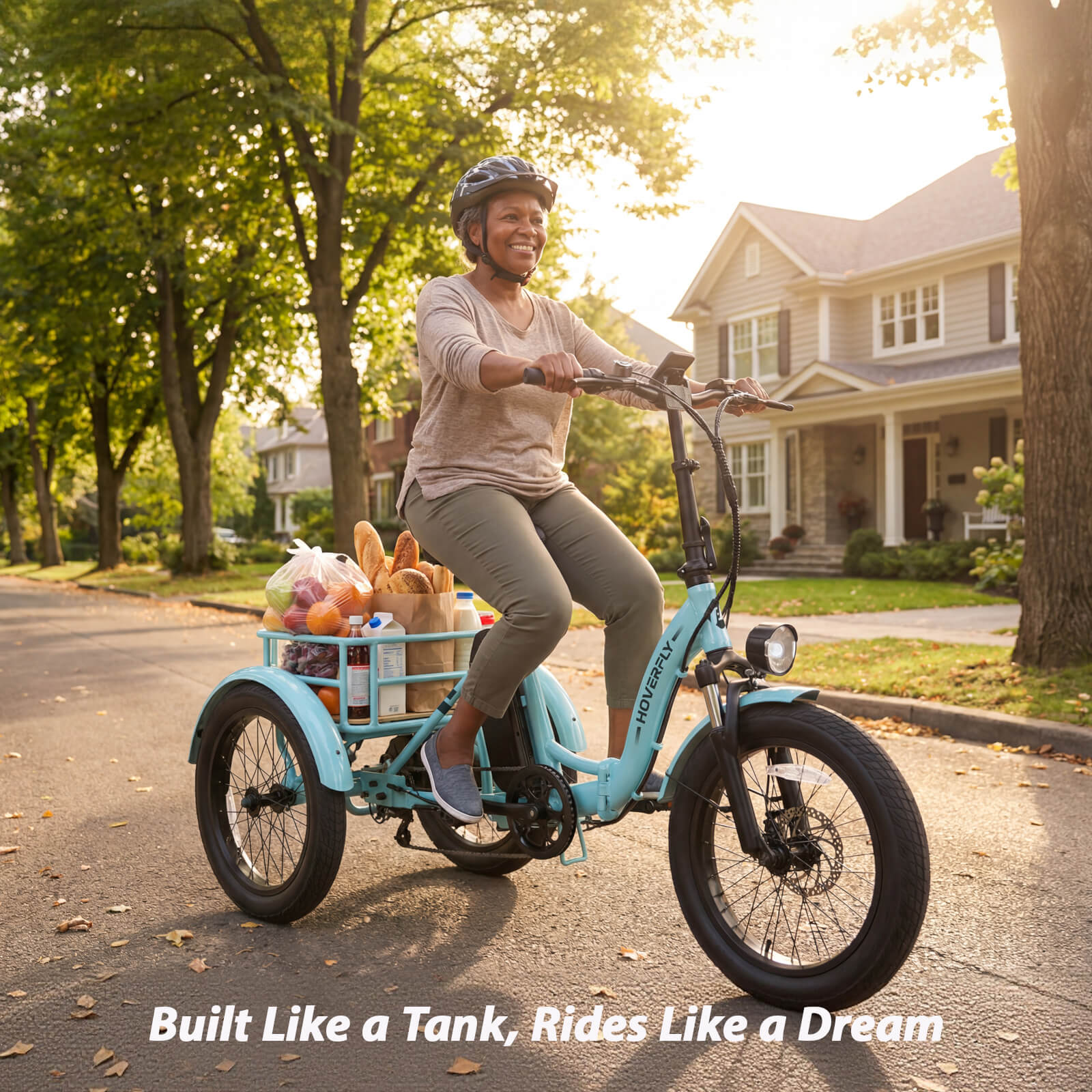 Hoverfly® ET1 Folding Electric Trike 15.5mph | 61 Miles Max Range(🌊Summer Sale)