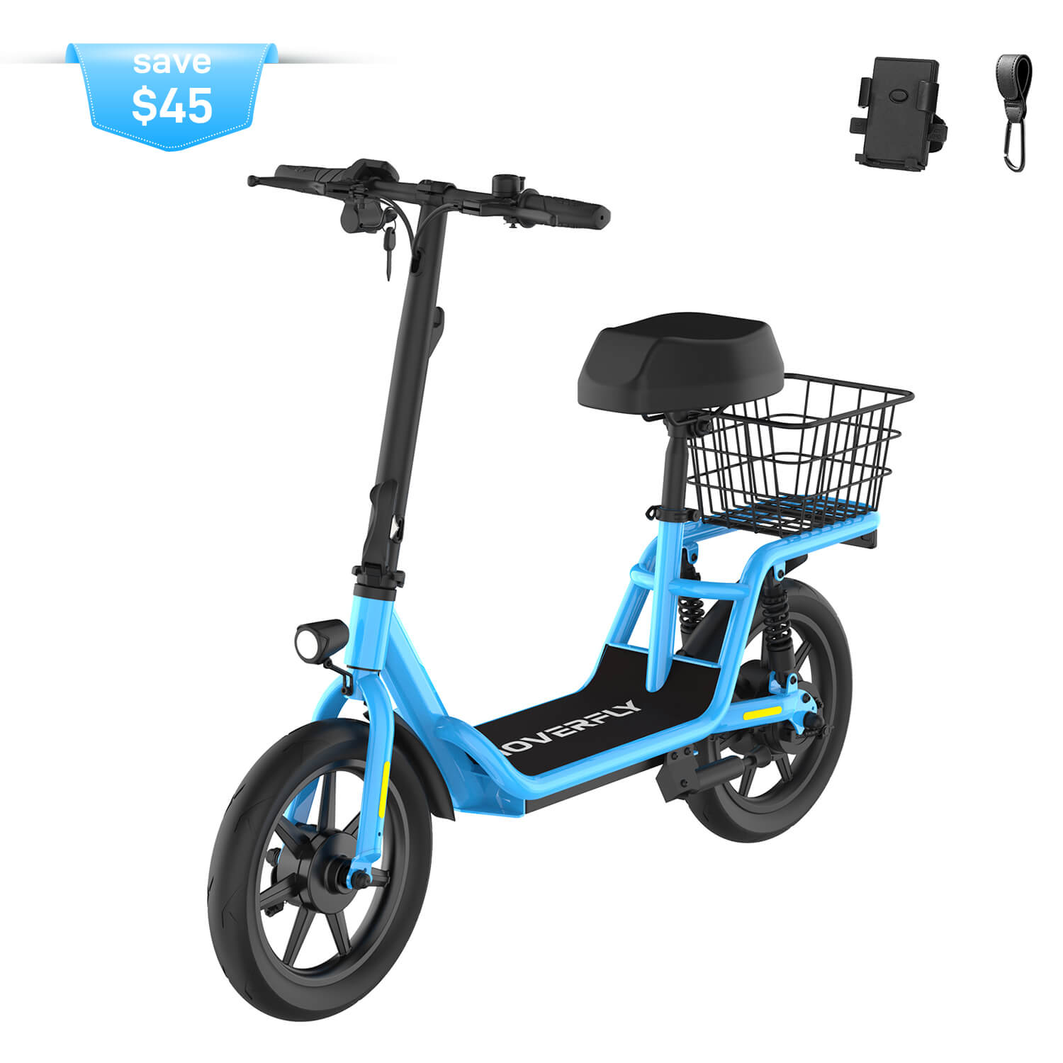 Hoverfly Z5 14 Inch Fat Tire Electric Scooter with Seat