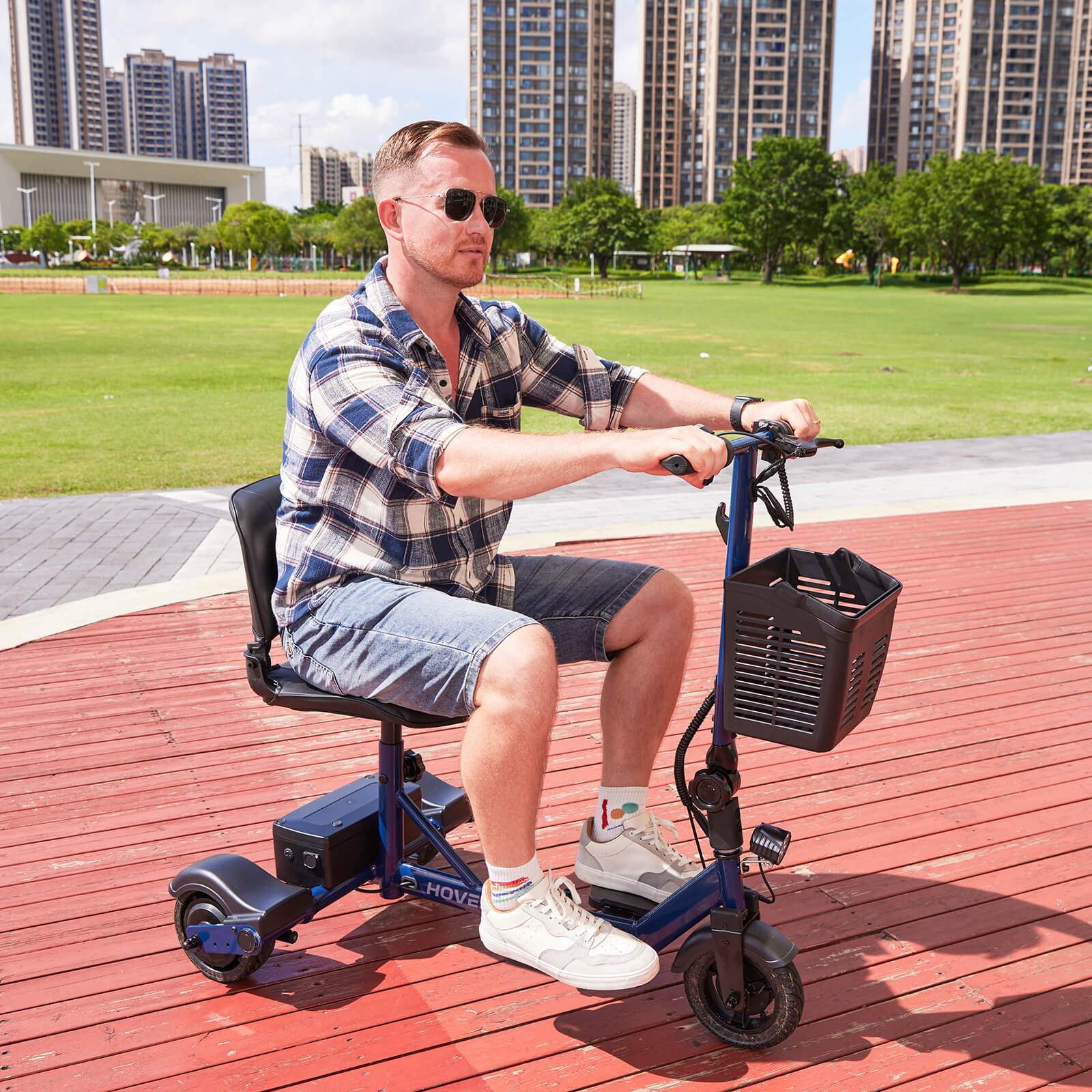 Hoverfly T3 3-wheel Foldable Mobility Scooter for Adults (🔥Limited Time Discount)