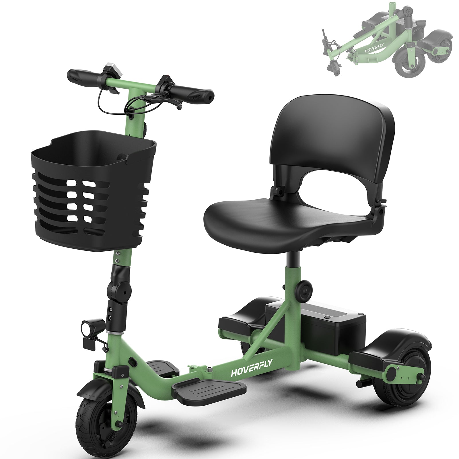 Hoverfly T3 3-wheel Foldable Mobility Scooter for Seniors (🔥Limited Time Discount)