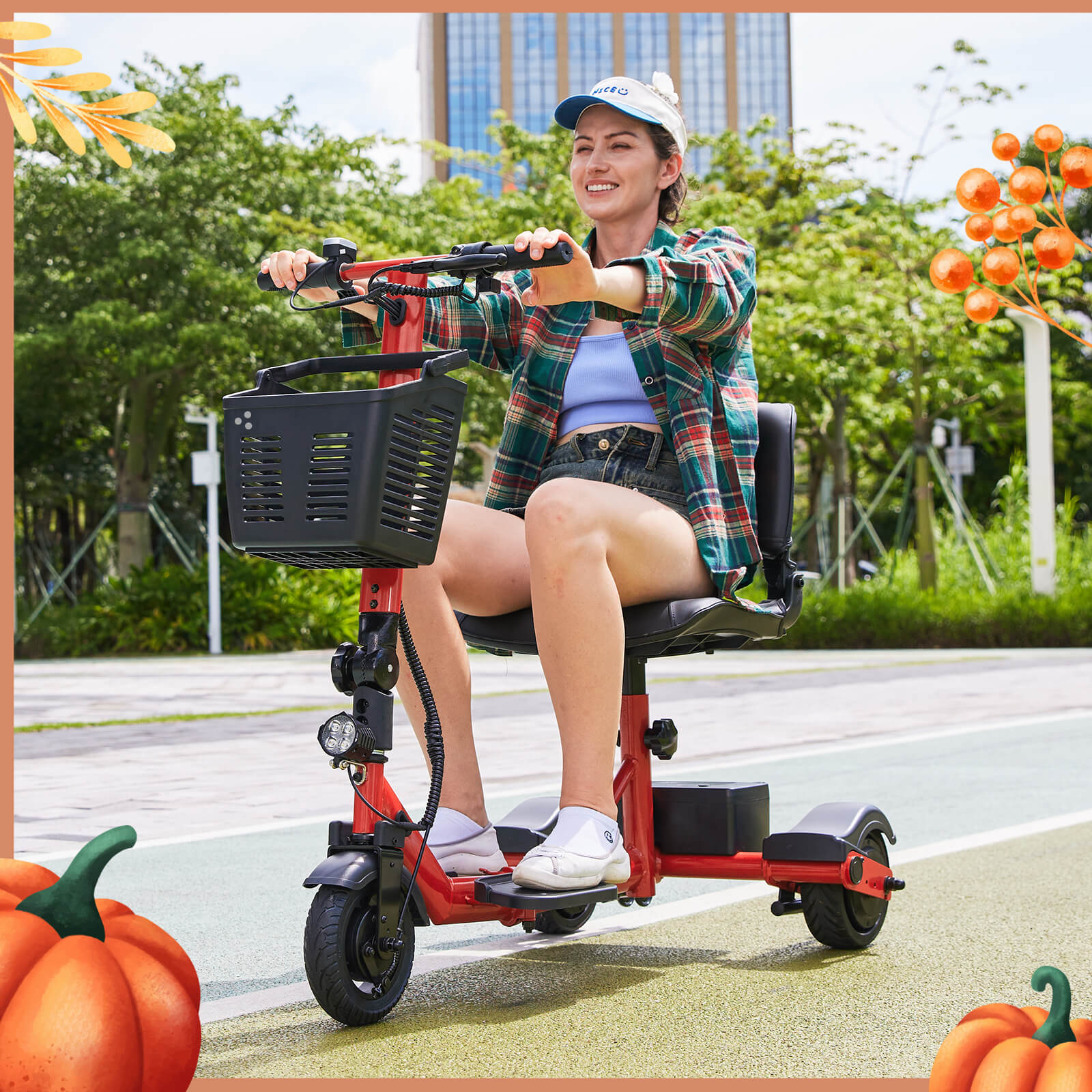 Hoverfly T3 3-wheel Foldable Mobility Scooter for Adults (🔥Limited Time Discount)