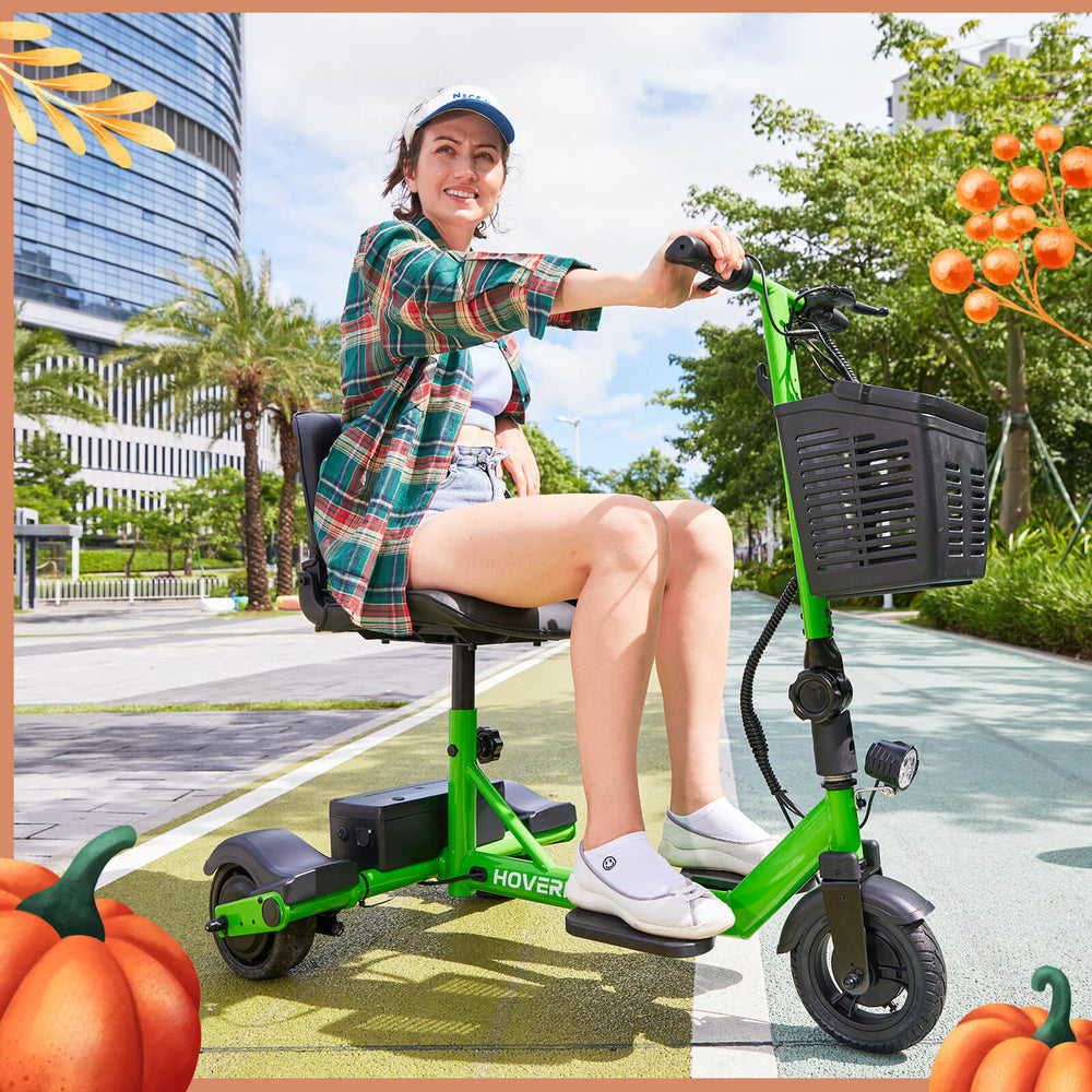Hoverfly T3 3-wheel Foldable Mobility Scooter for Adults (🔥Limited Time Discount)
