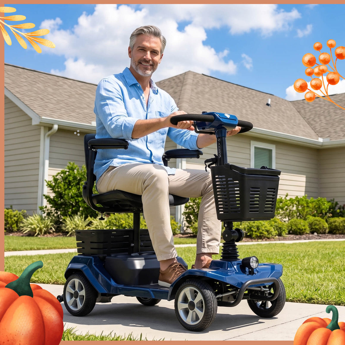 Hoverfly T4 Electric 4-wheel Mobility Scooter (🔥Limited Time Discount)