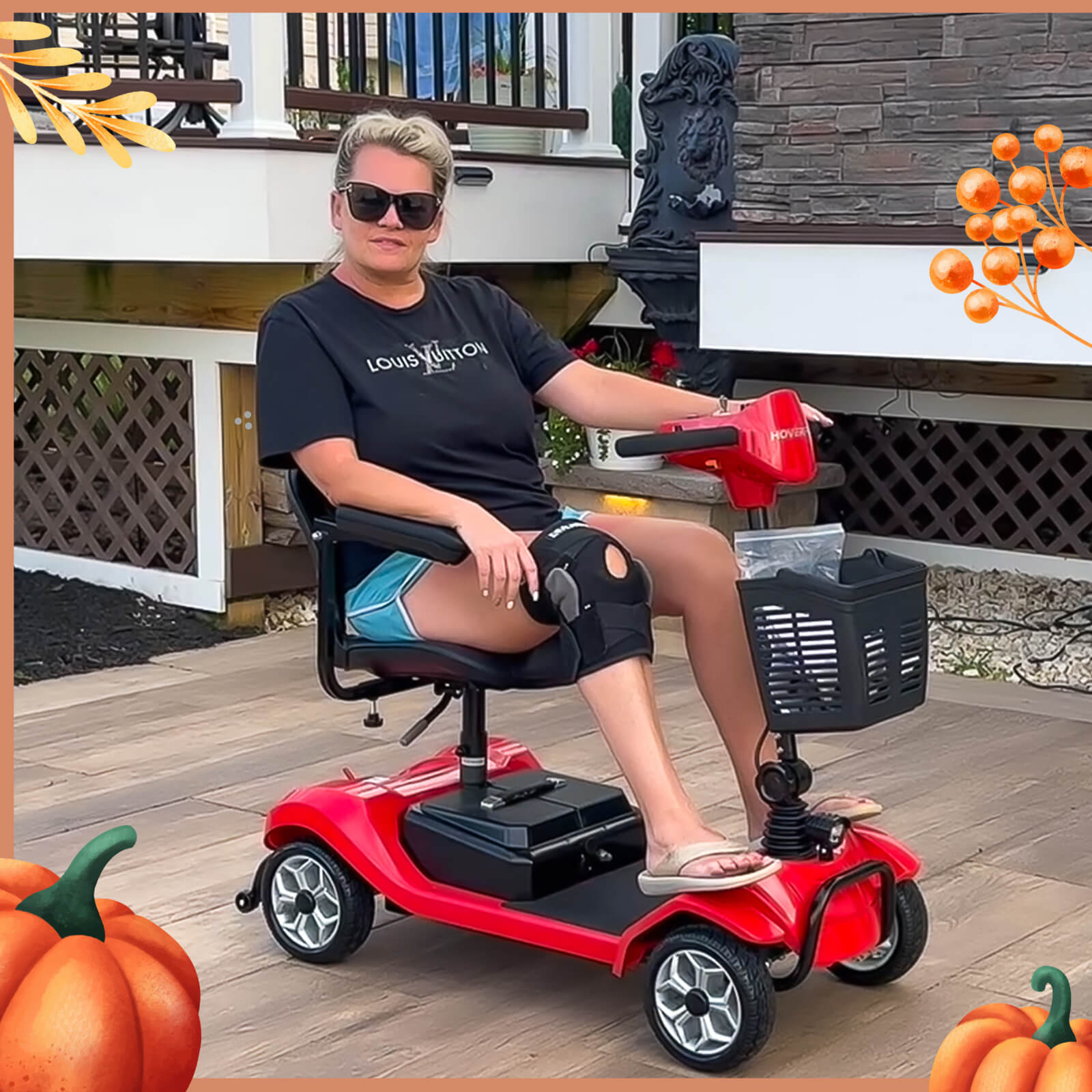 Hoverfly T4 Electric 4-wheel Mobility Scooter (🔥Limited Time Discount)