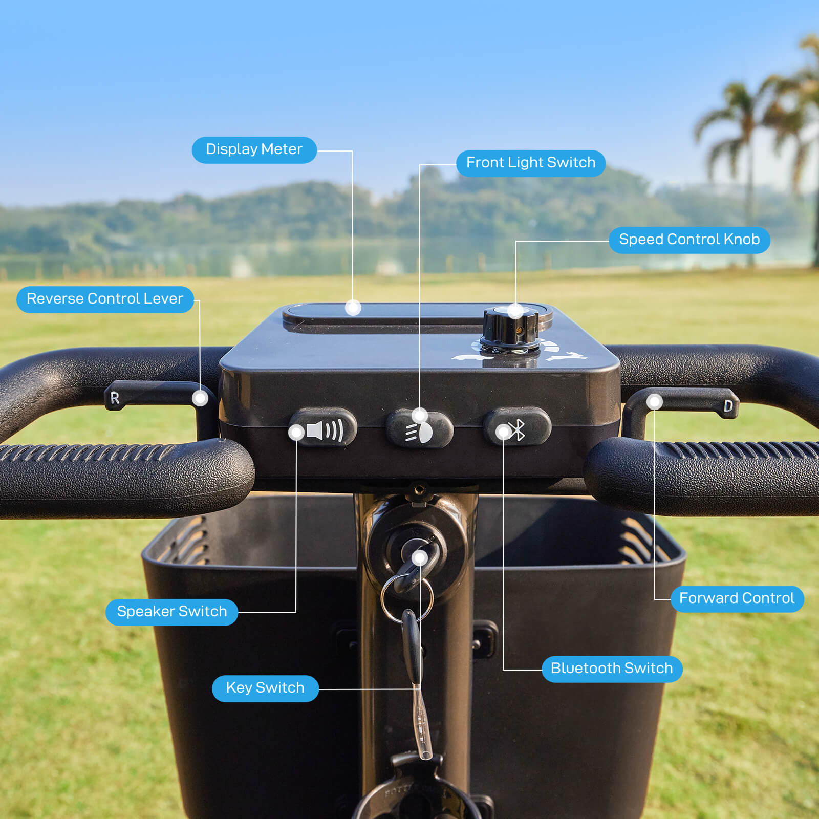 Hoverfly T5 Electric 4-Wheel Premium Mobility Scooter (🔥Limited Time Discount)