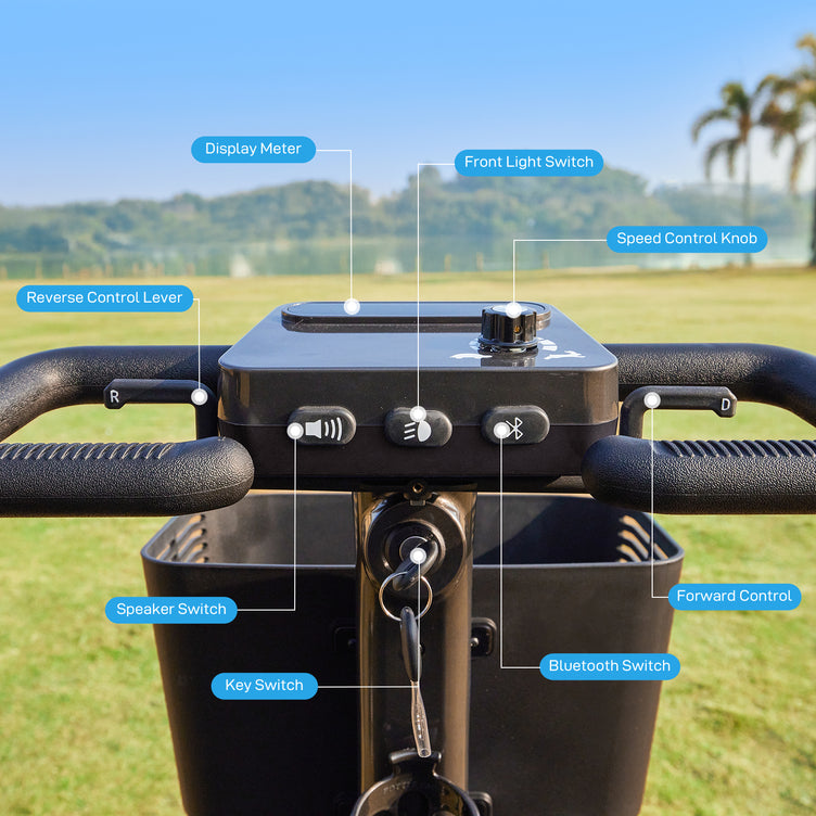 Hoverfly T5 Electric 4-Wheel Premium Mobility Scooter(⏰ Limited Stock)