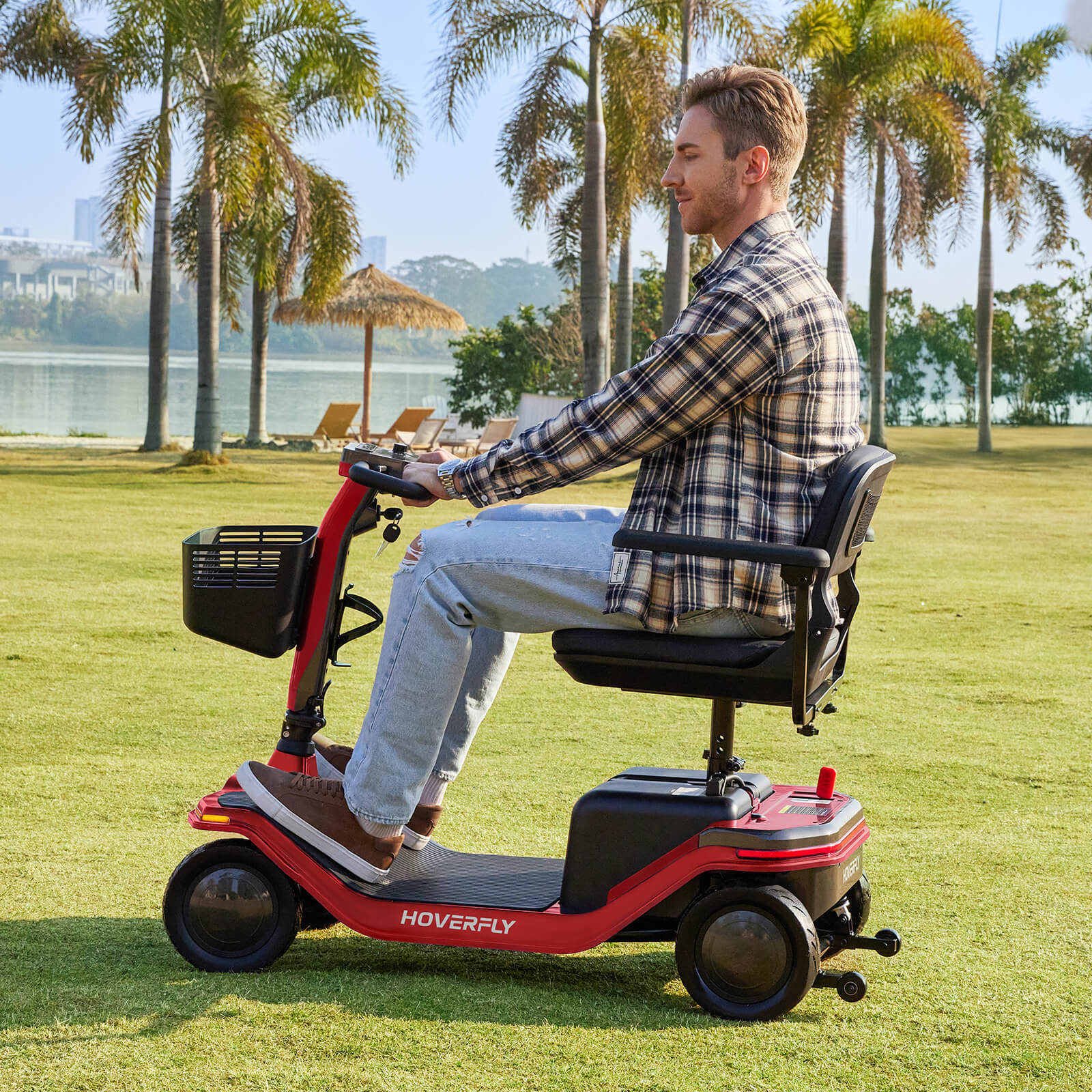 Hoverfly T5 Electric 4-Wheel Premium Mobility Scooter (🔥Limited Time Discount)