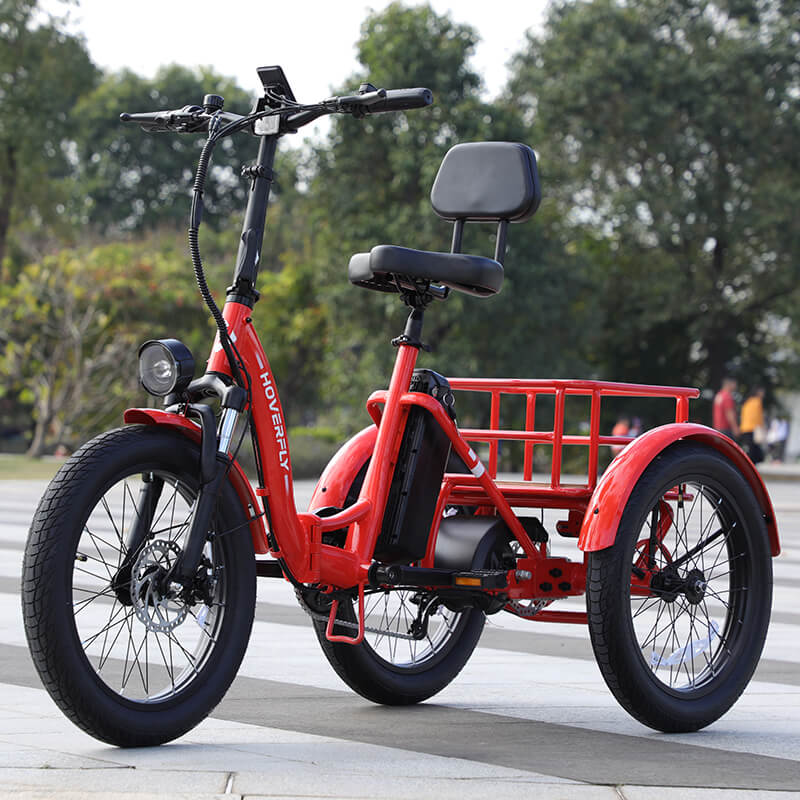 2-Pack Hoverfly ET1 Foldable Electric Trike – Perfect for Seniors