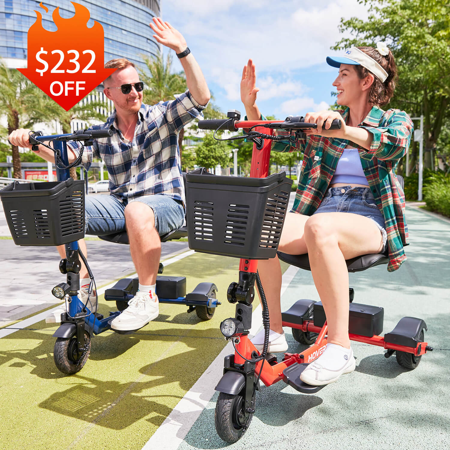 Hoverfly T3 3-wheel Foldable Mobility Scooter for Adults (🔥Limited Time Discount)